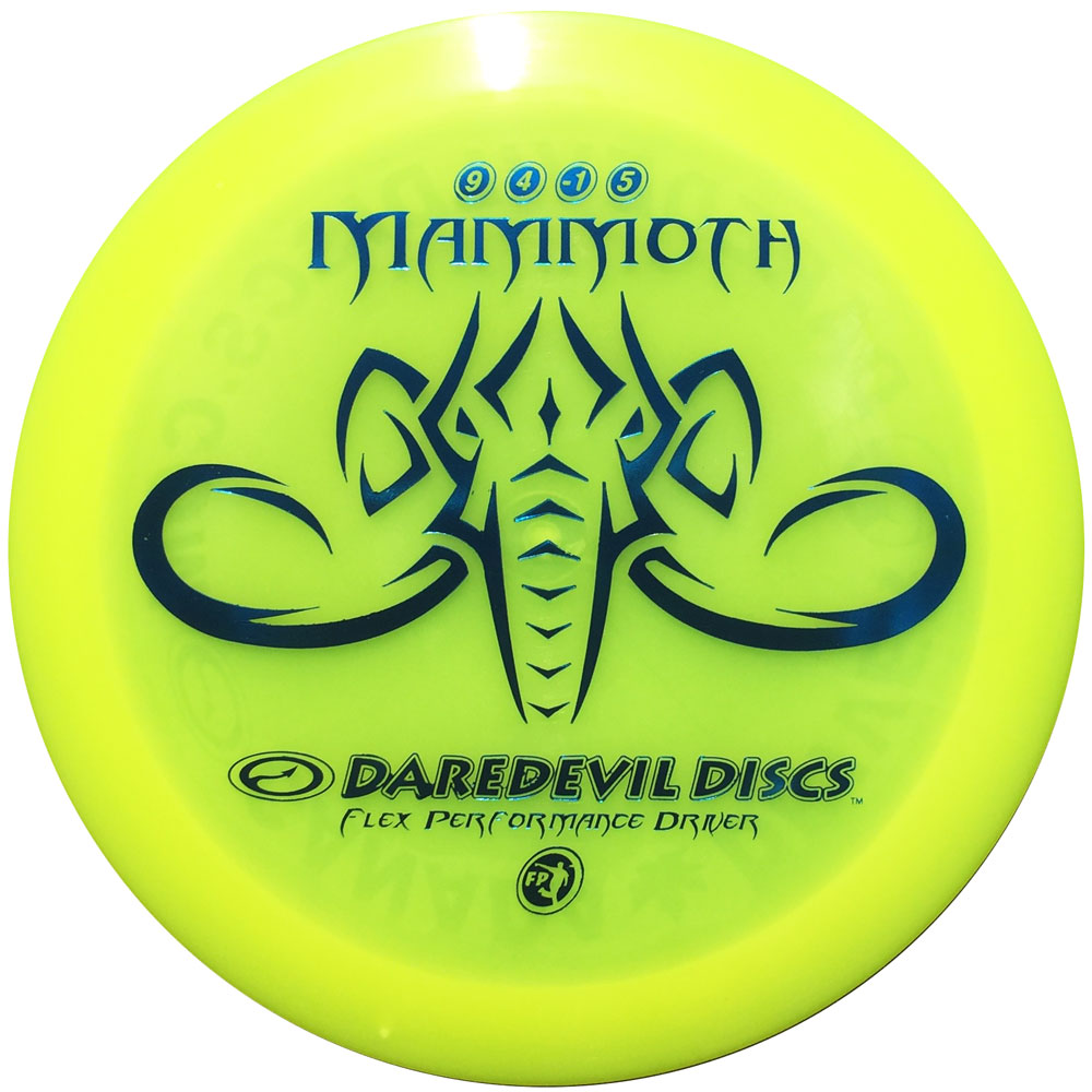 Daredevil Disc Golf Mammoth (FP) Overstable Driver - Premium Golf Disc for Long Distance Throws | Perfect for Competitive Play & Outdoor Sports