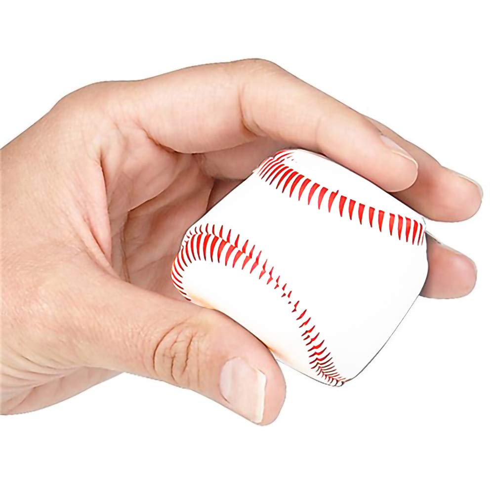 ArtCreativity 12-Pack Soft Stress Relief Baseballs for Kids & Adults - Squeezable Anxiety Balls for Sports Fans, Classroom, Office & Therapy - Perfect Party Favors, Goodie Bag Fillers & Gift Ideas for Boys & Girls