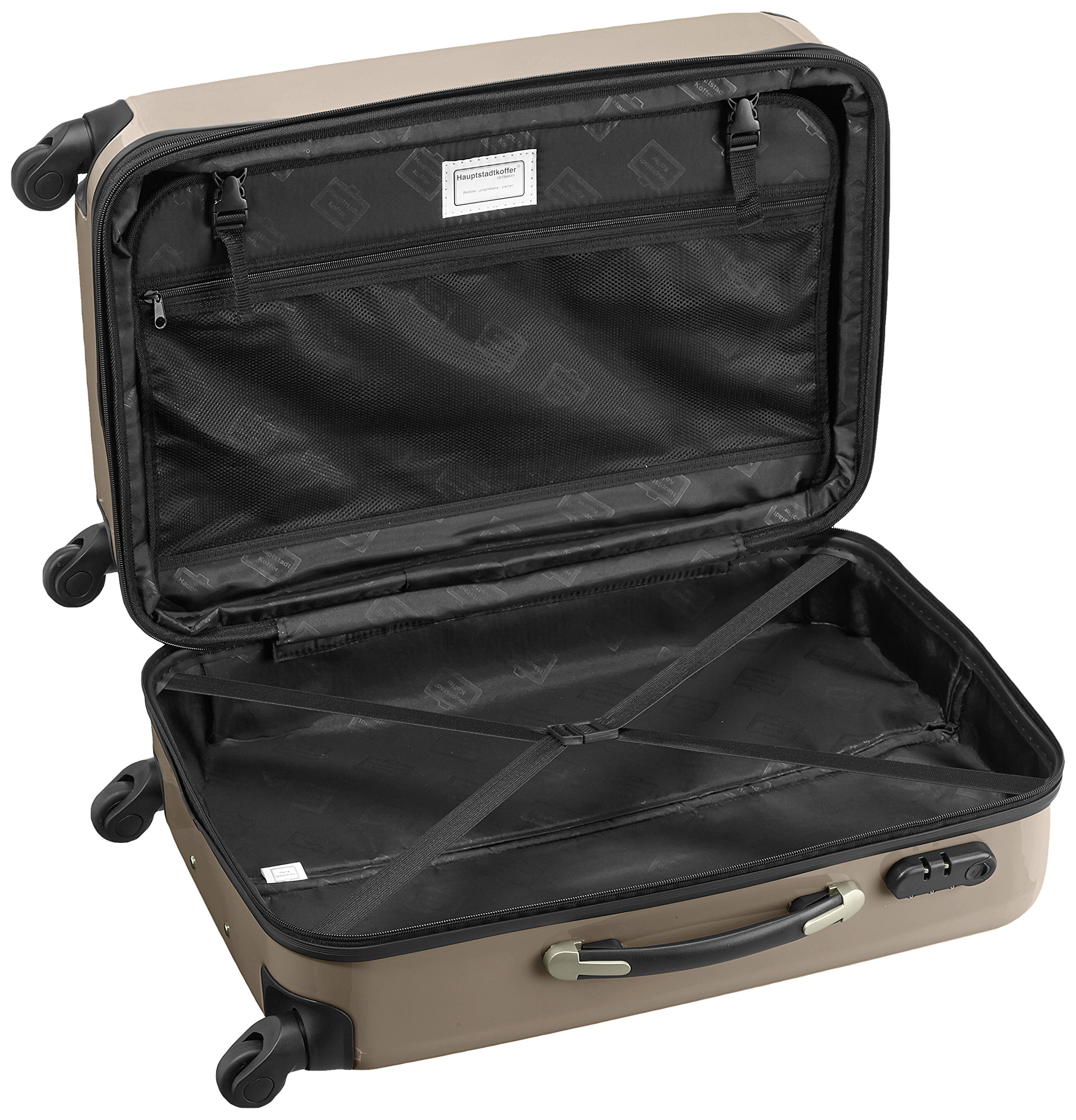 HAUPTSTADTKOFFER 3-Piece Luggage Set - 87L Multicolor Spinner Suitcase for Travel, Business & Vacation - Lightweight Durable Hardshell with 360° Wheels & TSA Lock