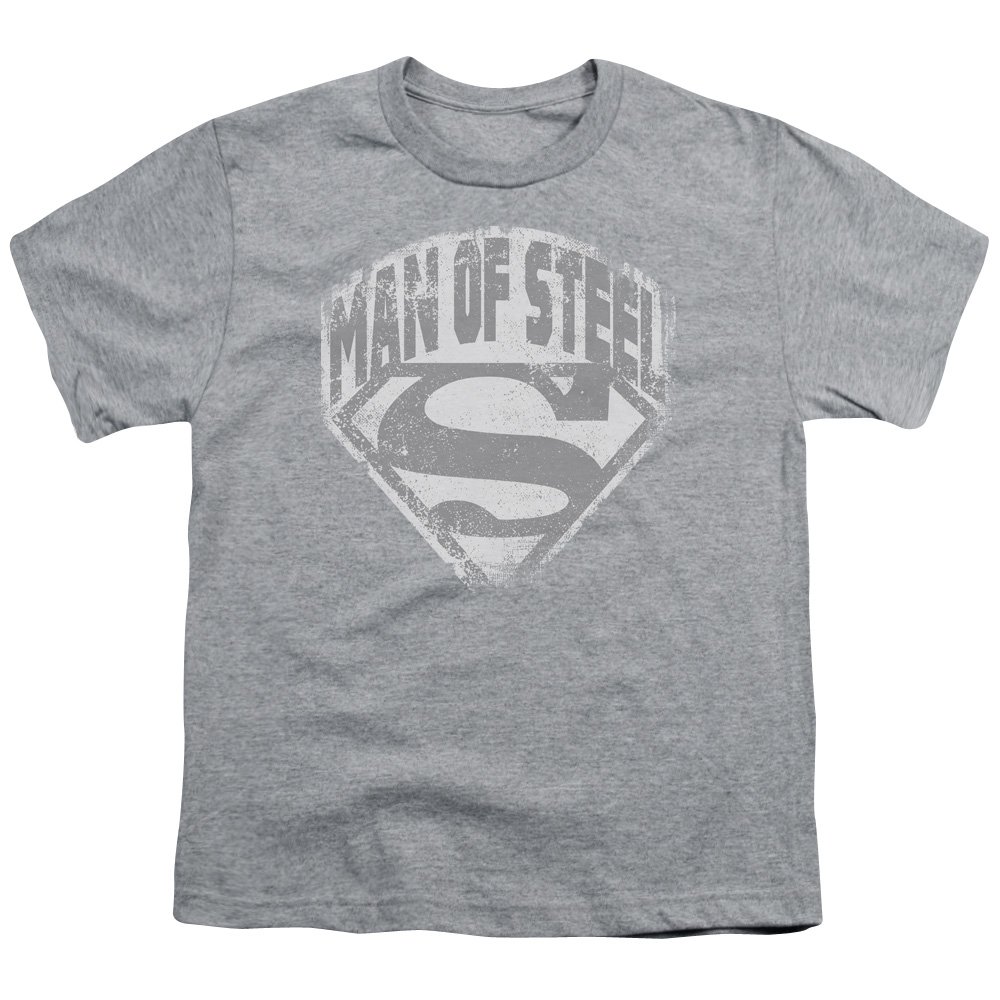 Superman Man of Steel Shield Graphic T-Shirt for Men & Women - Youth Superhero Tee for Cosplay, Comic Con & Everyday Wear