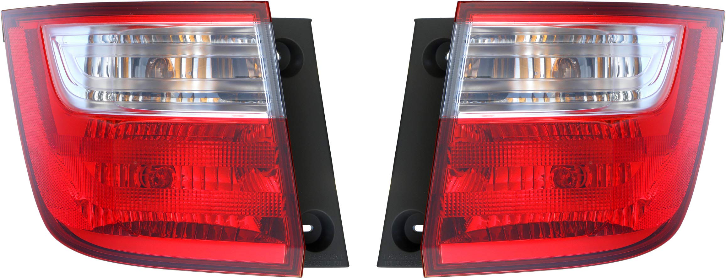 EPIC LIGHTING Halogen Replacement Tail Lights for 2011-2013 Honda Odyssey - Compatible with HO2804100 HO2805100 33550TK8A01 33500TK8A01 - Pair - Perfect for Night Driving & Enhanced Vehicle Safety