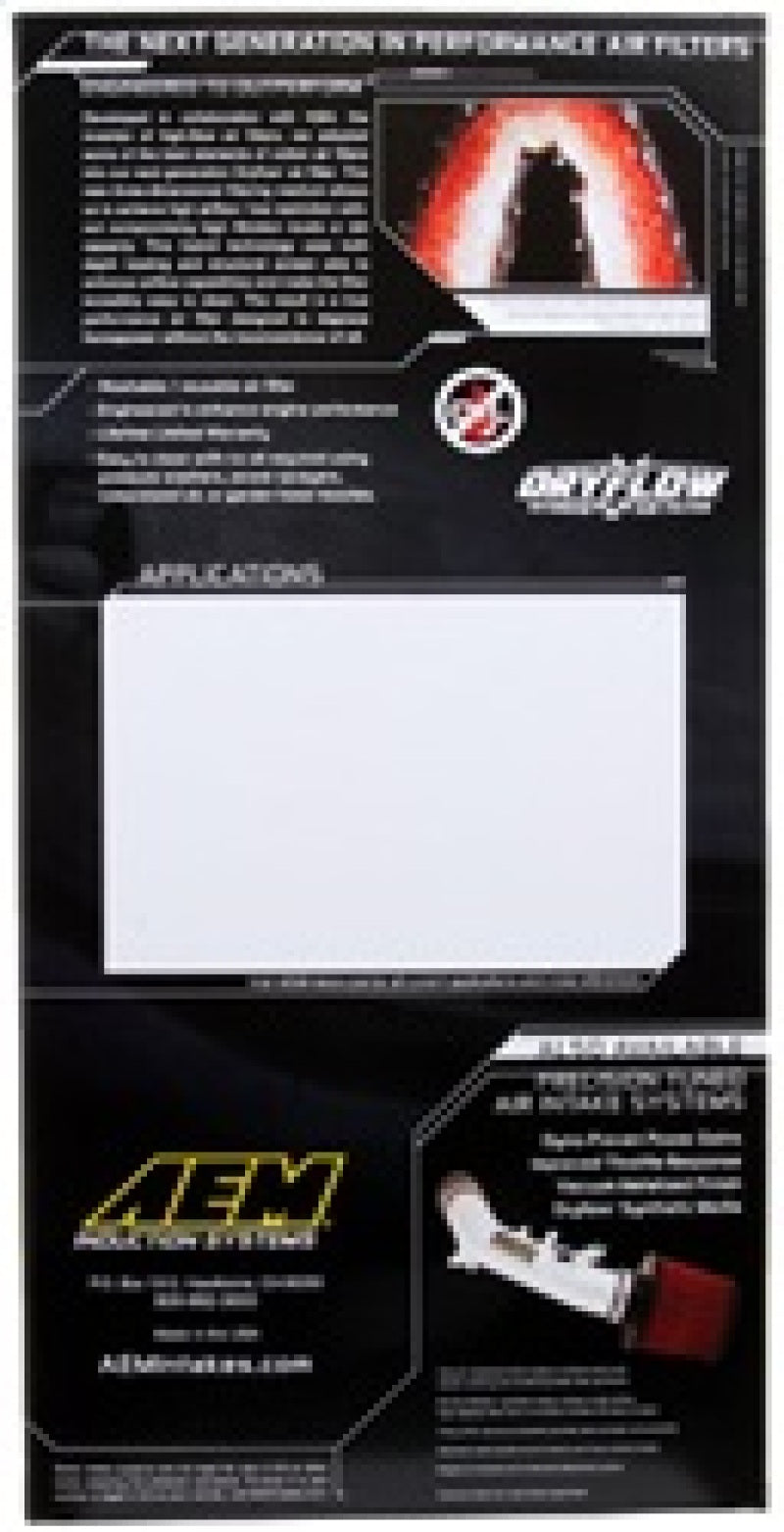 AEM 98-10 Mercedes C/CLK/E/GL/ML/R/S/SL Class Dryflow Performance Air Filter - High Flow Replacement for Improved Engine Power & Fuel Efficiency