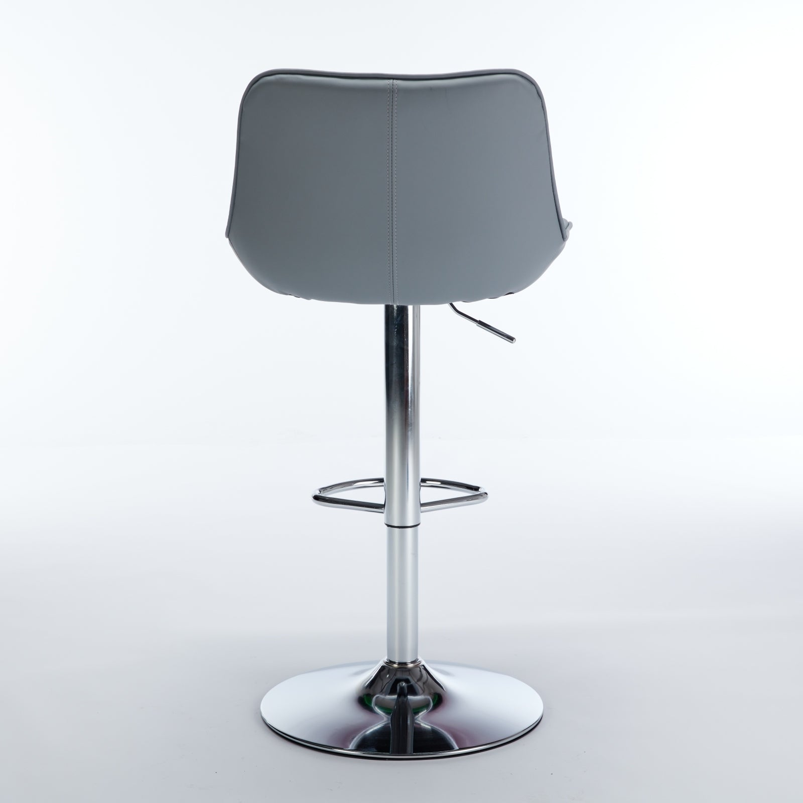**Adjustable Swivel Counter Height Bar Stools with Back - Set of 2, Gray - Perfect for Kitchen Island, Breakfast Bar & Dining Room**