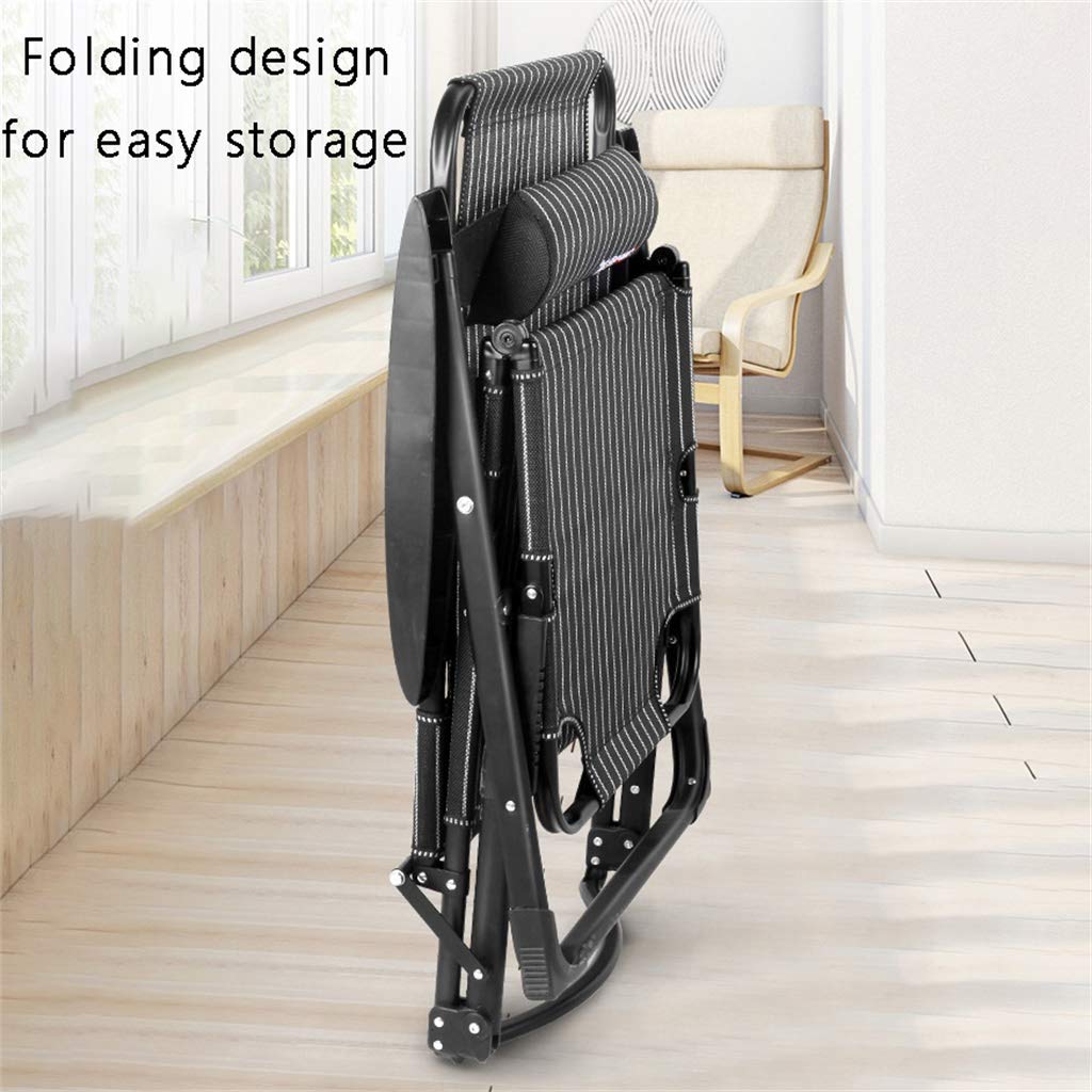 Adjustable Folding Textilene Lounge Chair for Outdoor - 5 Position Reclining Patio, Beach, Pool & Lawn Chaise - Perfect for Camping, Sunbathing & Relaxing in Backyard, Garden or Seaside