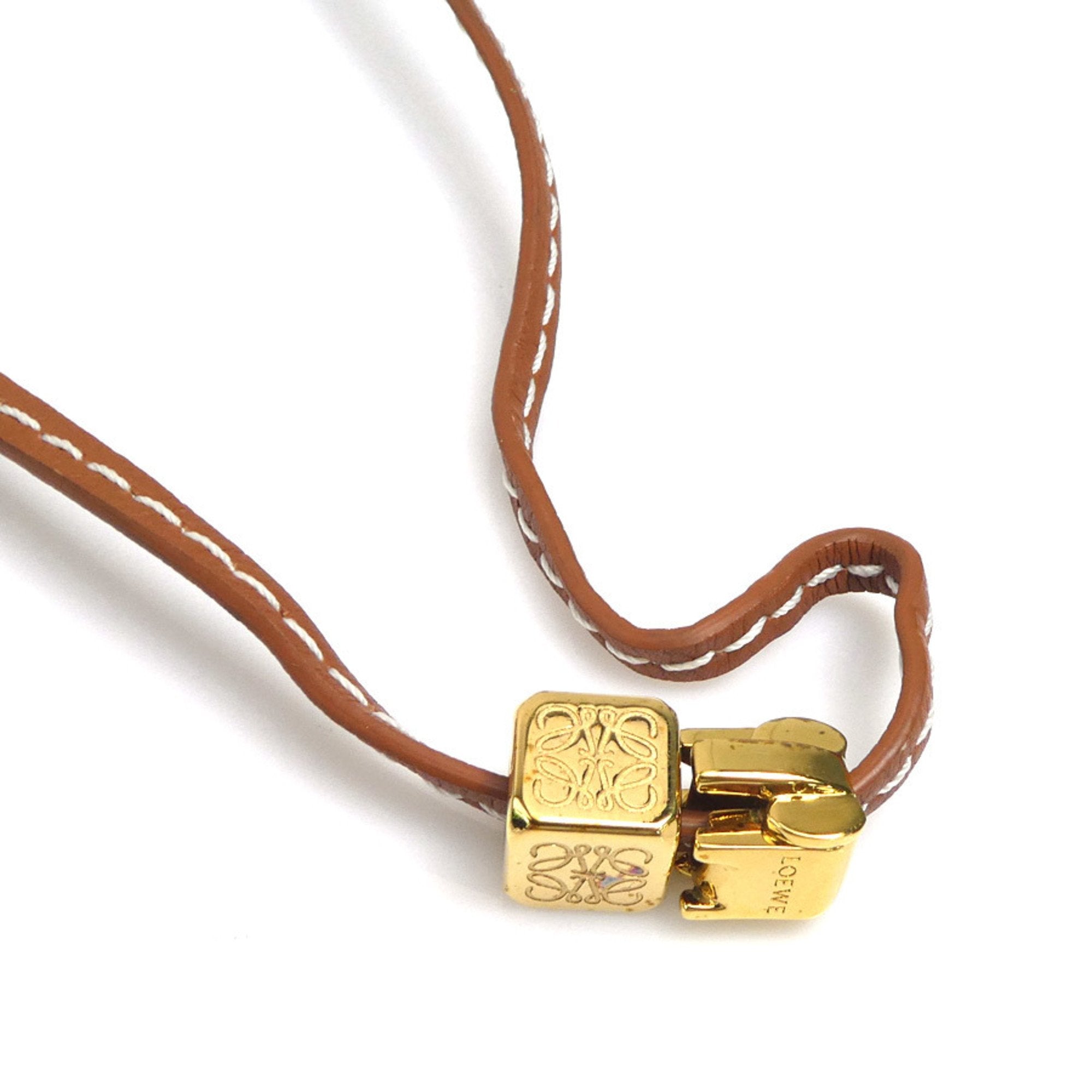 Stylish Brown Anagram Pendant Necklace for Women - Elegant Layering Jewelry Gift for Birthday, Anniversary & Everyday Wear