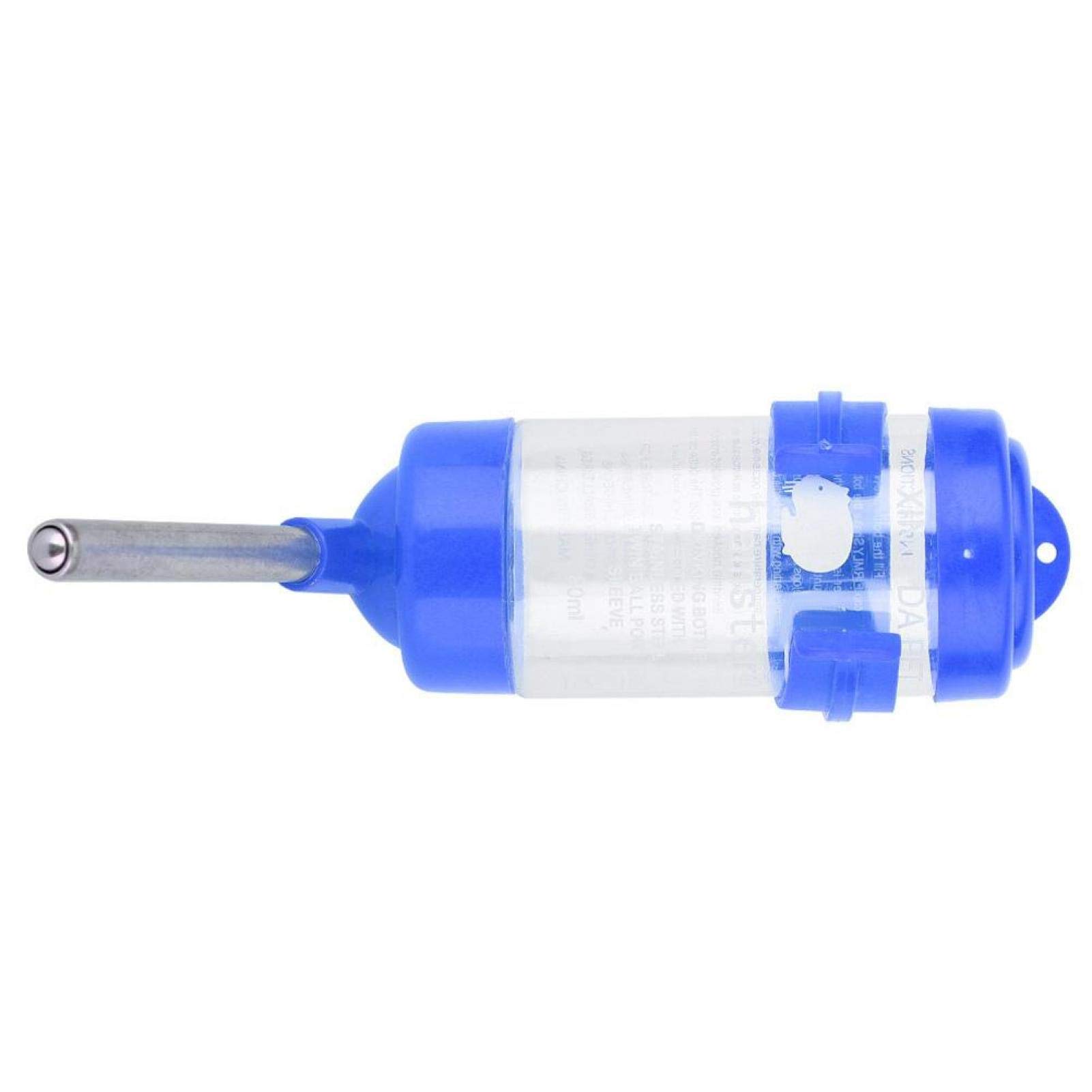 Zerodis Small Pet Water Bottle - Lightweight Plastic Hamster & Chinchilla Water Feeder with Leak-Proof Design - Perfect for Rabbits, Guinea Pigs Traveling (Blue) | Ideal for Cages, Carriers & Outdoor Adventures