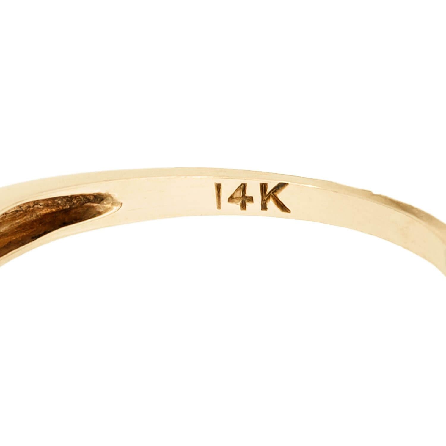 Vintage 14k Gold Diamond Eternity Band Ring for Women - Perfect for Weddings, Anniversaries & Special Occasions