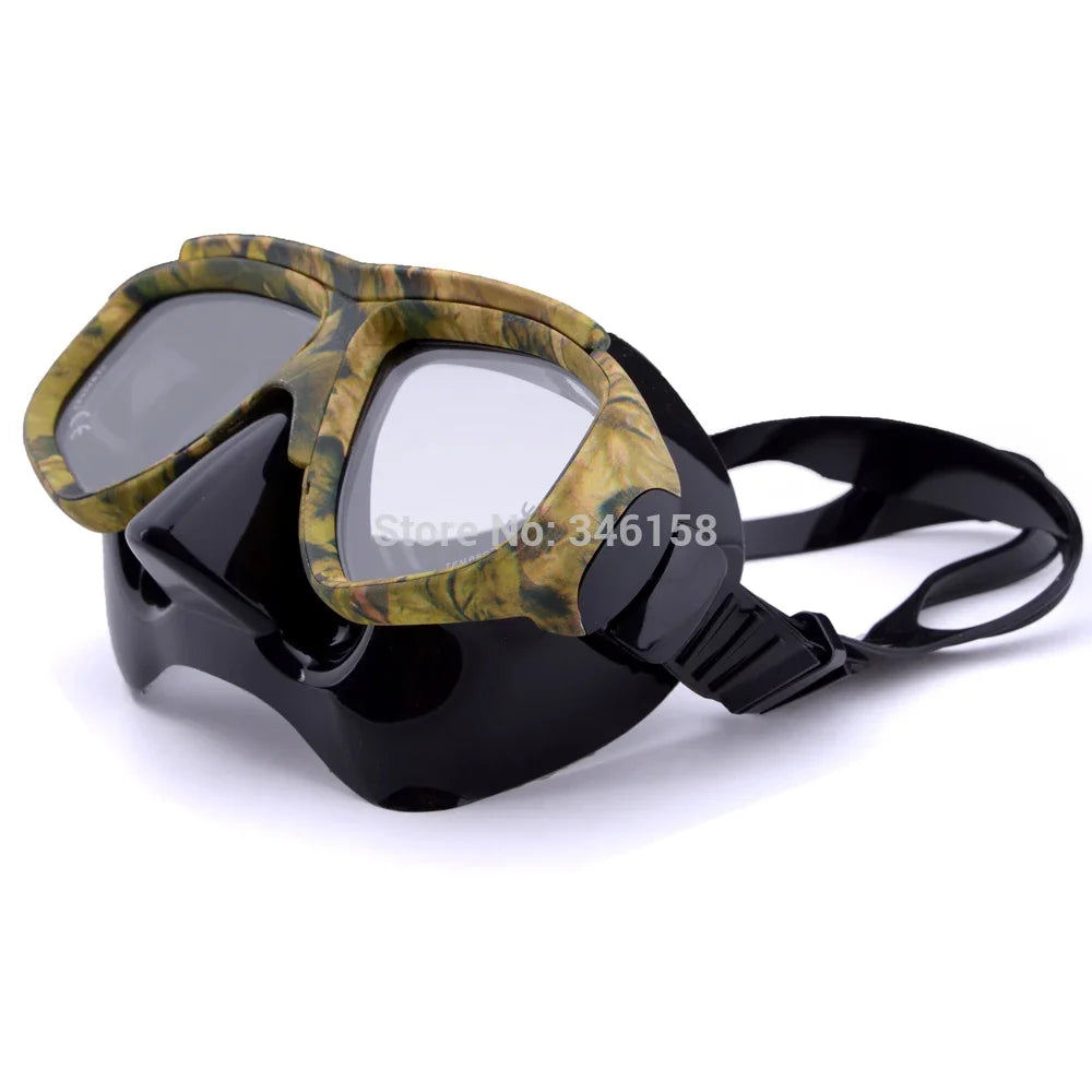 Aleefa Unisex Anti-Fog Swim Goggles with Tempered Glass Lens for Myopia - Comfortable Silicone Frame for Swimming, Snorkeling & Water Sports