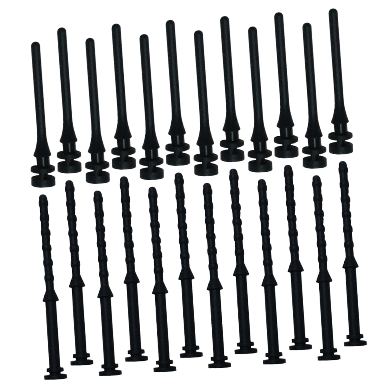 WATIIFUFU 48 Pcs Shock-Absorbing Rubber Screws - Anti-Vibration Computer Case Mounting Hardware for DIY PC Build, Fan Installation & Noise Reduction - Perfect for Gaming Rigs and Workstations
