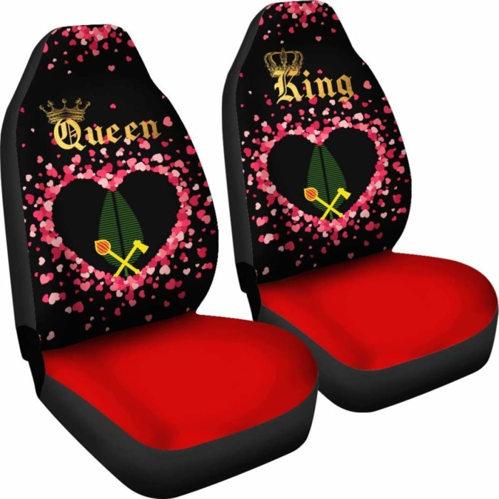 Premium Alo Wallis and Futuna Car Seat Covers - King/Queen Size Set of 2 (153908) - Luxury Protection for Leather & Fabric Seats - Perfect for Couples, Road Trips & Daily Commutes