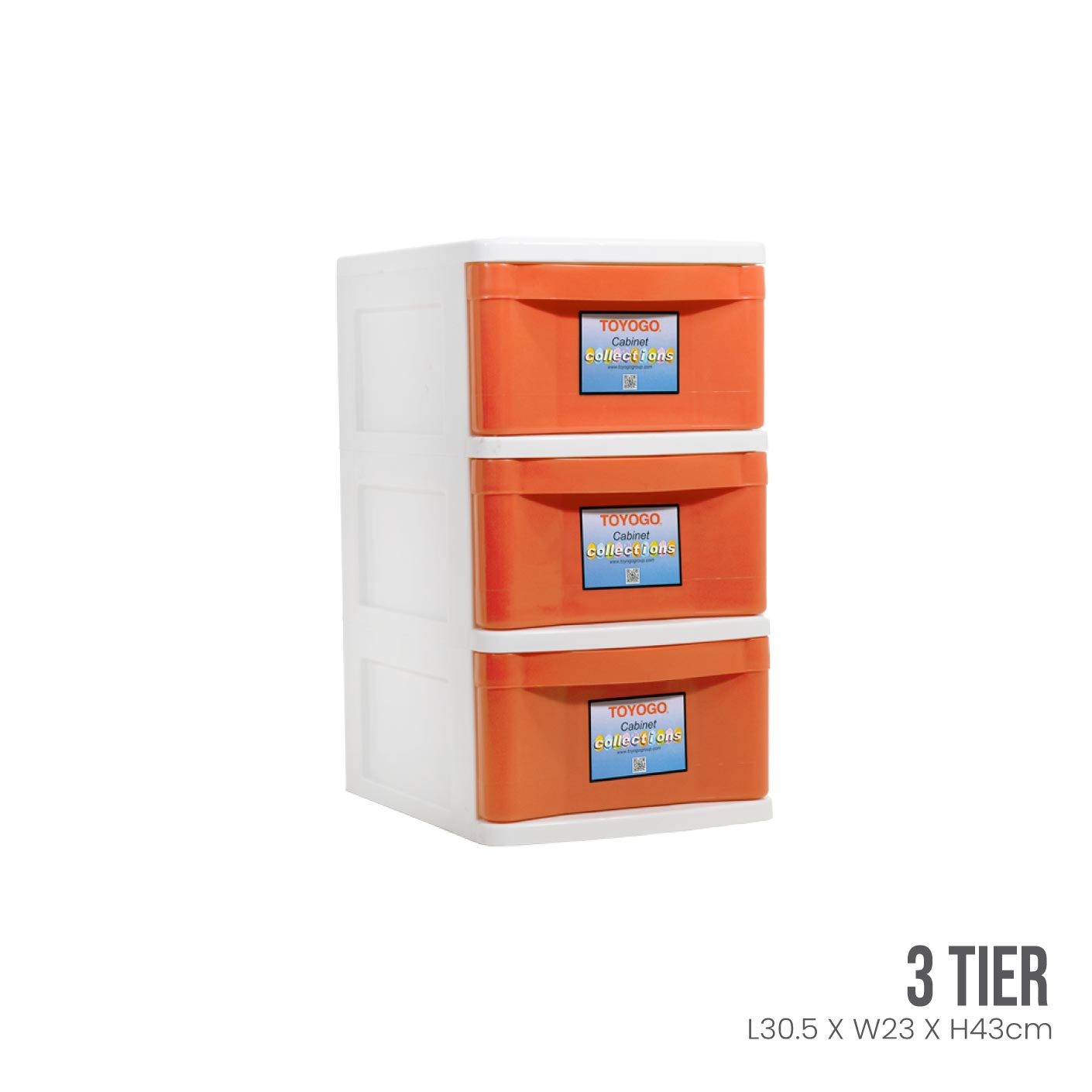 WHITE FRAME ORANGE (905-3WF-ORG)