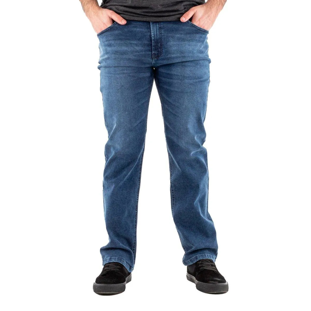 DC Wrk Straight Fit Blue Jeans for Men - Comfortable Denim Pants for Casual Wear & Work