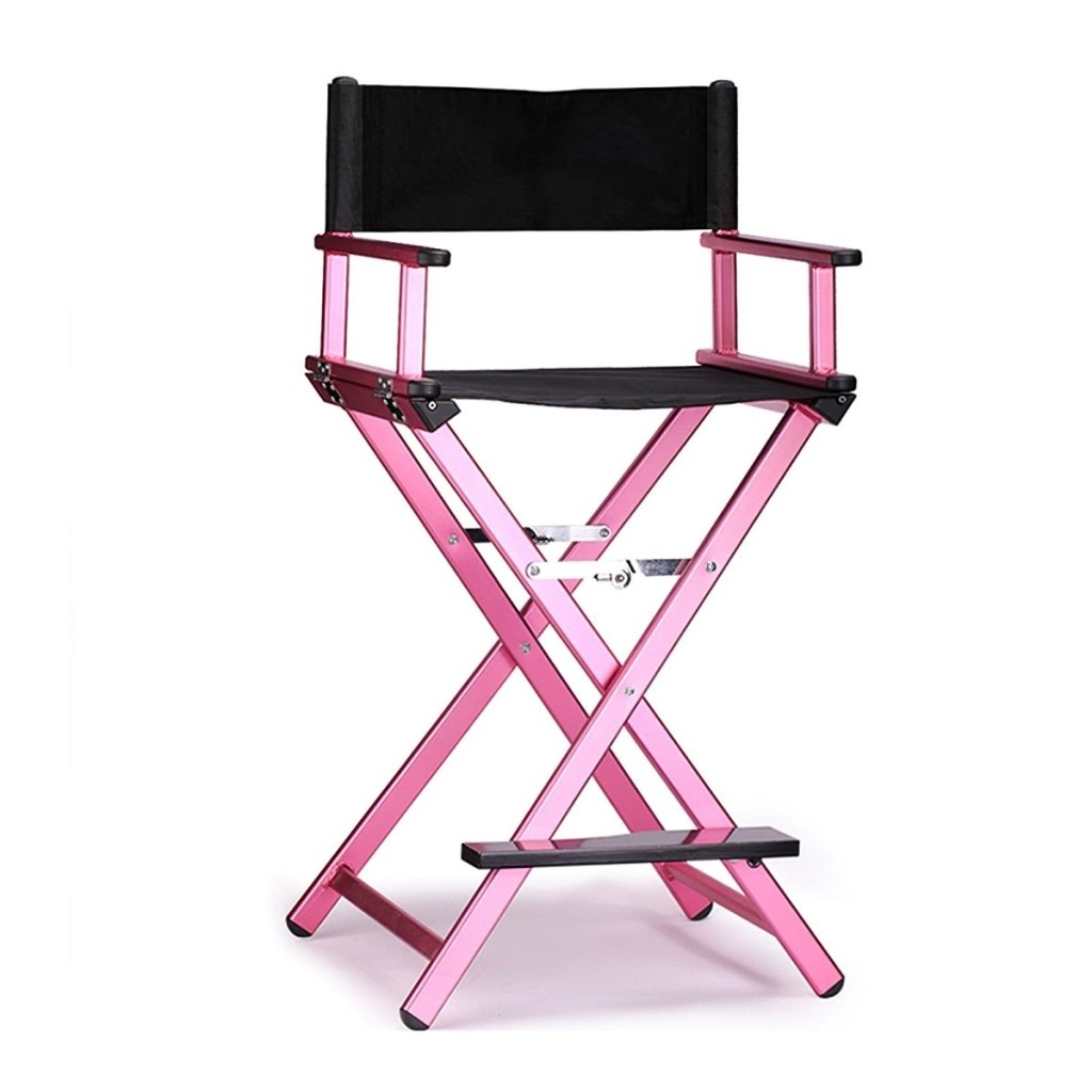 Portable Director Makeup Chair MC151 - Lightweight Folding Styling Chair for Salon, Film Set & Home Beauty Use