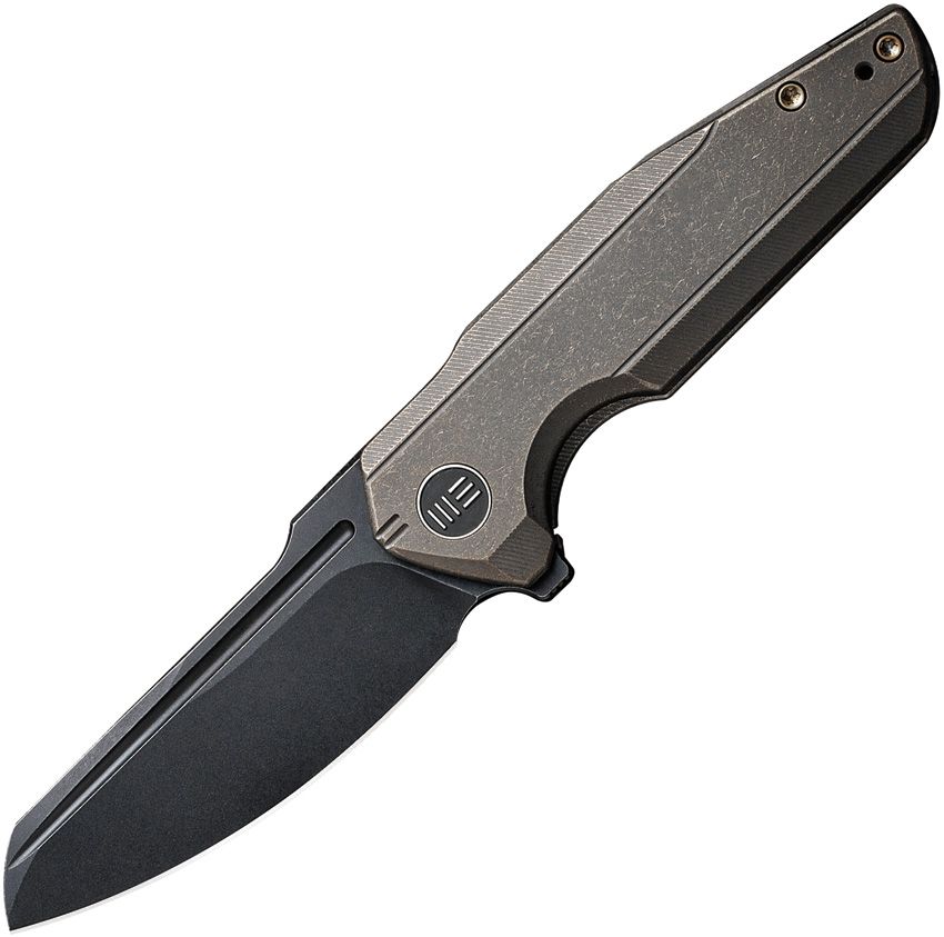 WE Knife Co. StarHawk Folding Knife - Bronze Titanium Handle, WE21017-2 - EDC Pocket Knife for Outdoor Camping, Hiking & Everyday Carry