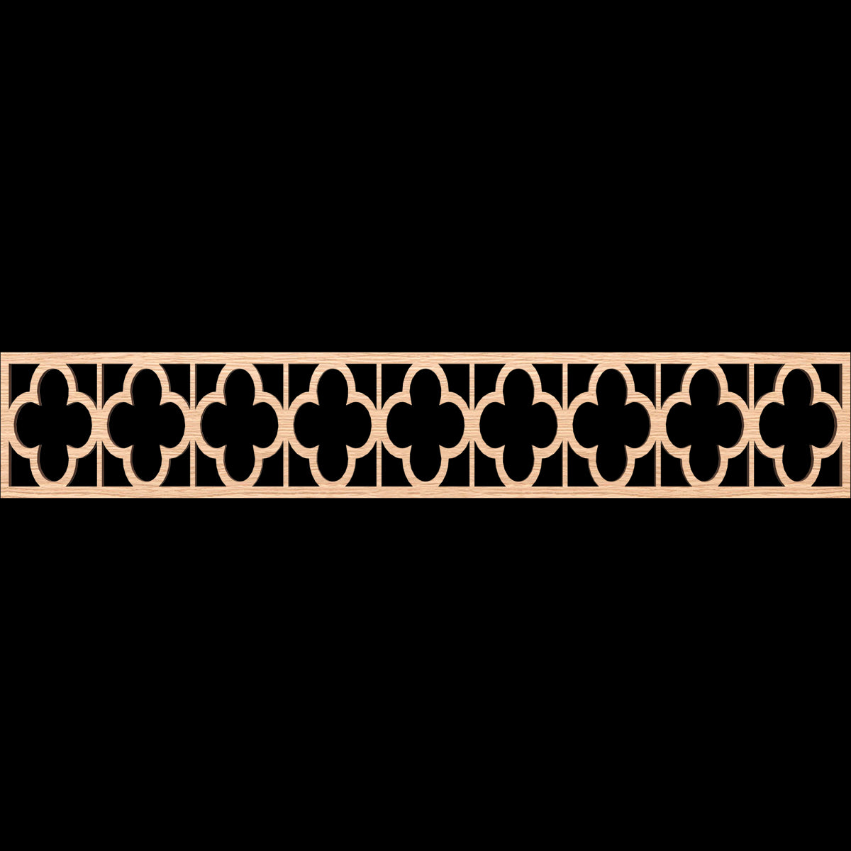 Woodall Fretwork Moulding - Decorative Wood Trim for Home & Furniture | Perfect for DIY Projects, Wall Decor, and Cabinet Accents