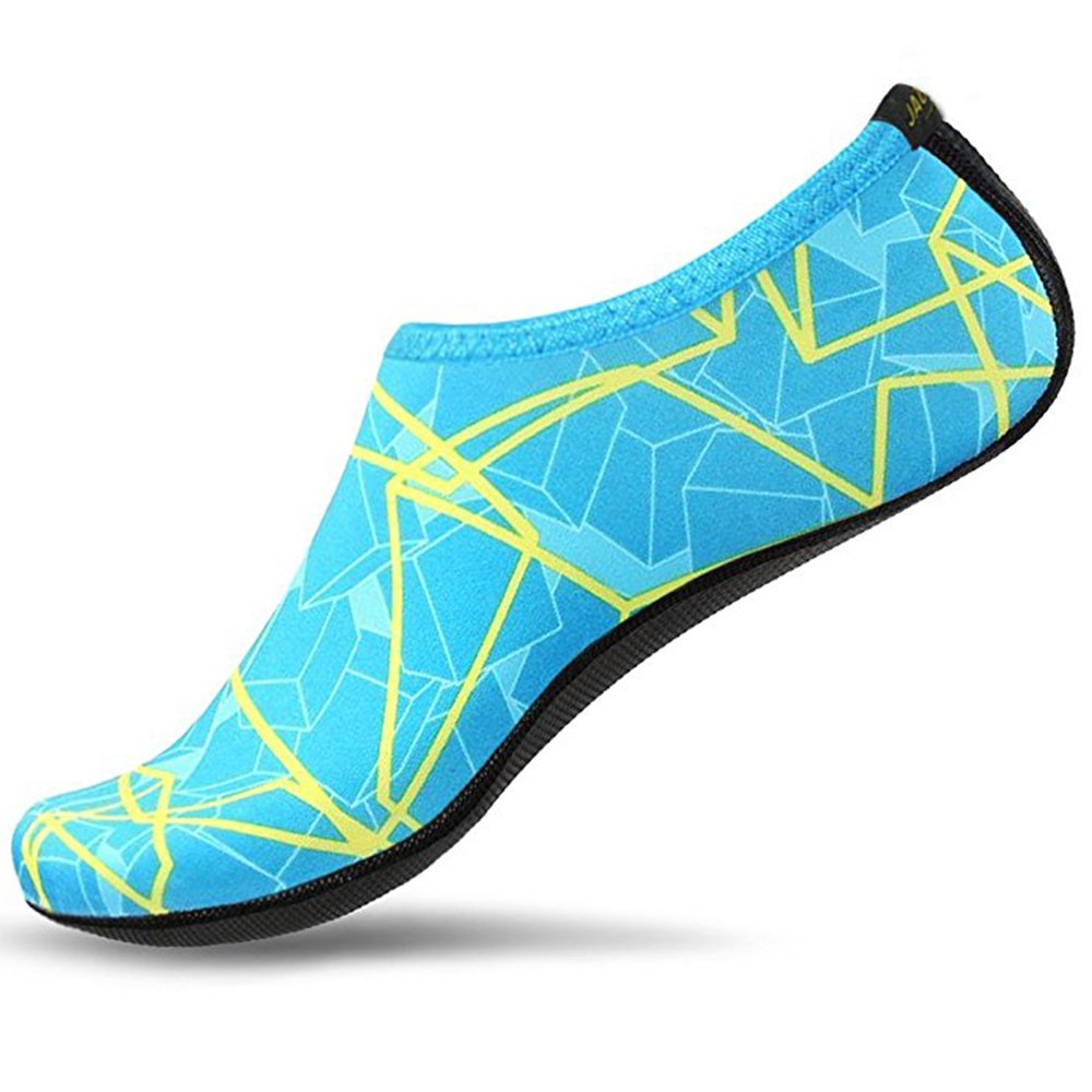 JACKSHIBO Quick-Dry Water Shoes for Women & Men - Barefoot Aqua Socks for Swimming, Beach, Pool, Yoga, Surfing & Cruise Essentials - Lightweight & Comfortable for Water Sports & Outdoor Activities