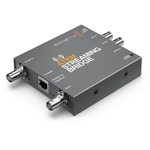 Blackmagic Design ATEM Streaming Bridge - Professional Live Streaming Switcher for ATEM Mini Pro | Perfect for YouTube, Twitch & Facebook Live Streaming