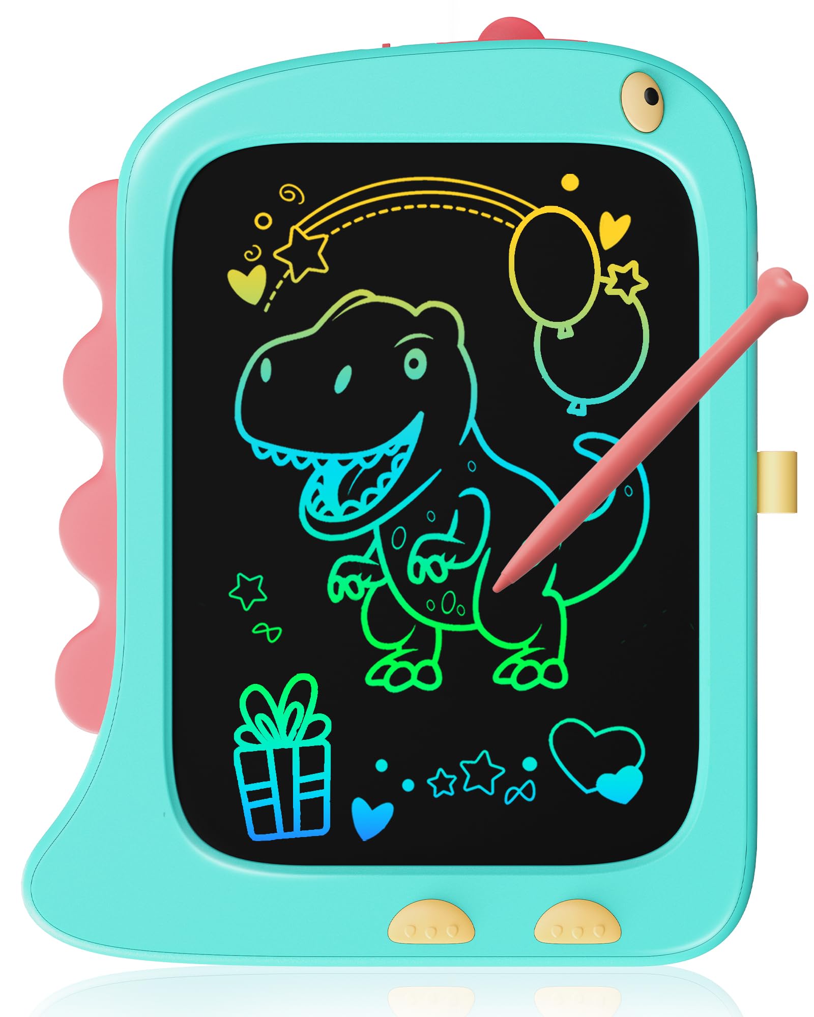KOKODI LCD Writing Tablet for Kids - 8.5 Inch Doodle Drawing Board | Educational Toy for 3 4 5 6 Year Old Boys & Girls | Travel Essential for Airplane & Road Trips | Perfect Birthday Christmas Gift (Dinosaur Theme) - Great for Learning, Drawing & Travel Entertainment