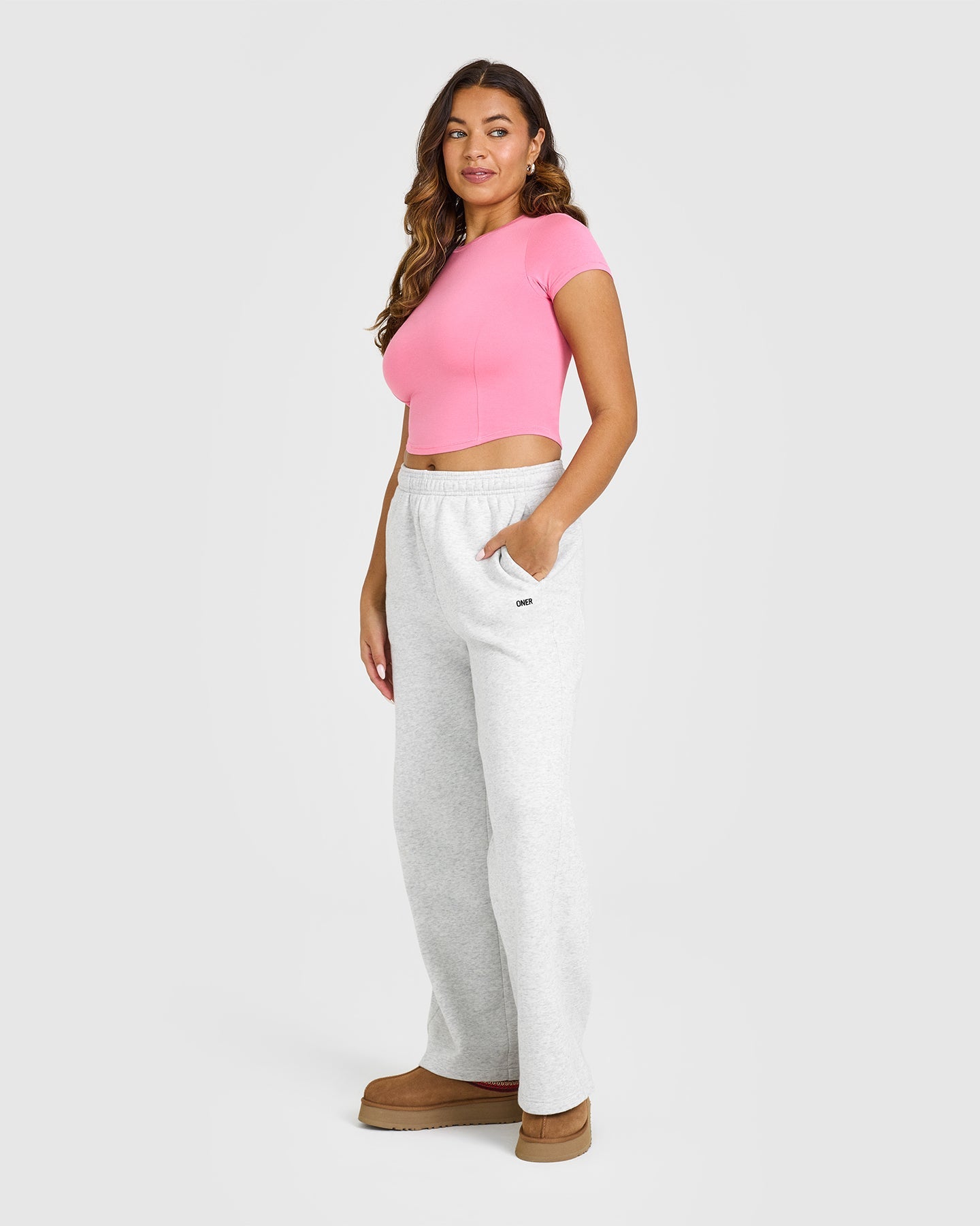 Mellow™ Soft Mid Short Sleeve T-Shirt for Women - Comfortable Cotton Blend Peony Pink Top | Perfect for Casual Wear, Summer Outfits & Everyday Comfort