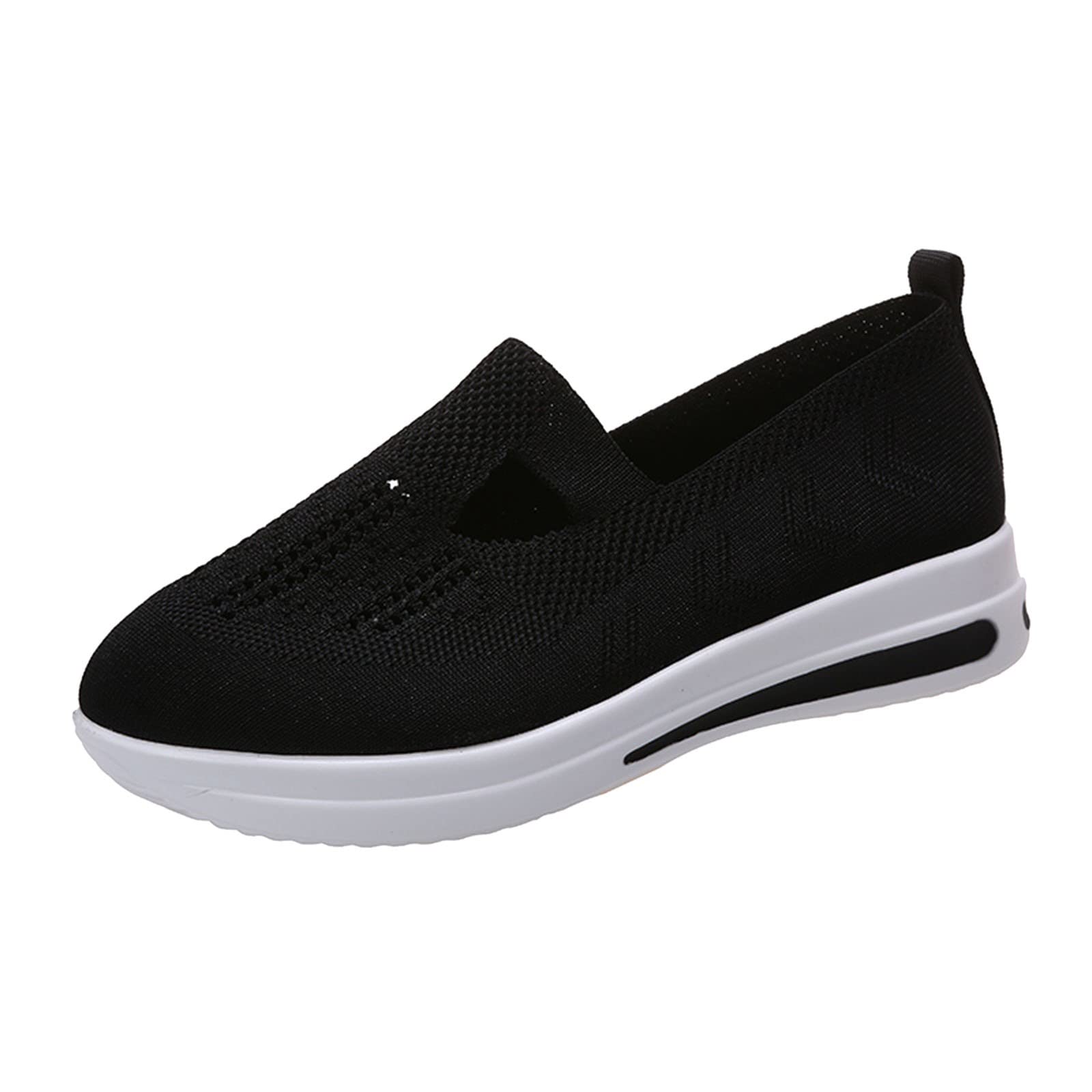 Women's Slip-On Walking Shoes - Non-Slip Breathable Lightweight Gym Sneakers for Running, Workout & Everyday Comfort | Perfect for Walking, Jogging, Yoga & Casual Wear
