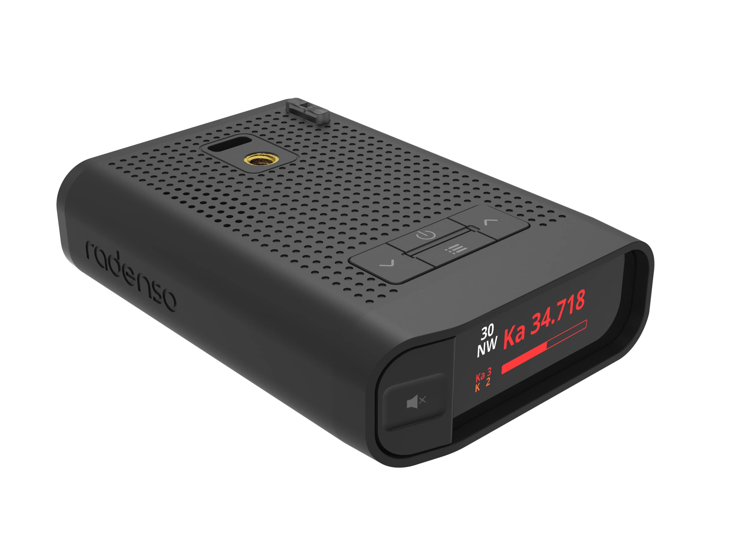 Radenso DS1 Extreme Long Range Radar Detector with Magnet Mount, Bluetooth, Color OLED Display - Reduced False Alerts, Auto GPS Lockouts, USA Support - Perfect for Highway Driving & Road Trips