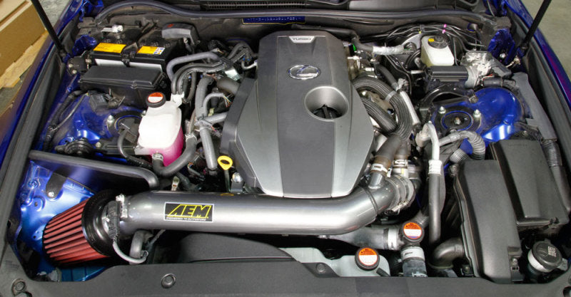 AEM 2016 C.A.S. Lexus IS200T L4 2.0L Turbo Performance Cold Air Intake System - Gunmetal Gray - Improve Horsepower & Fuel Efficiency for Street Racing & Daily Driving