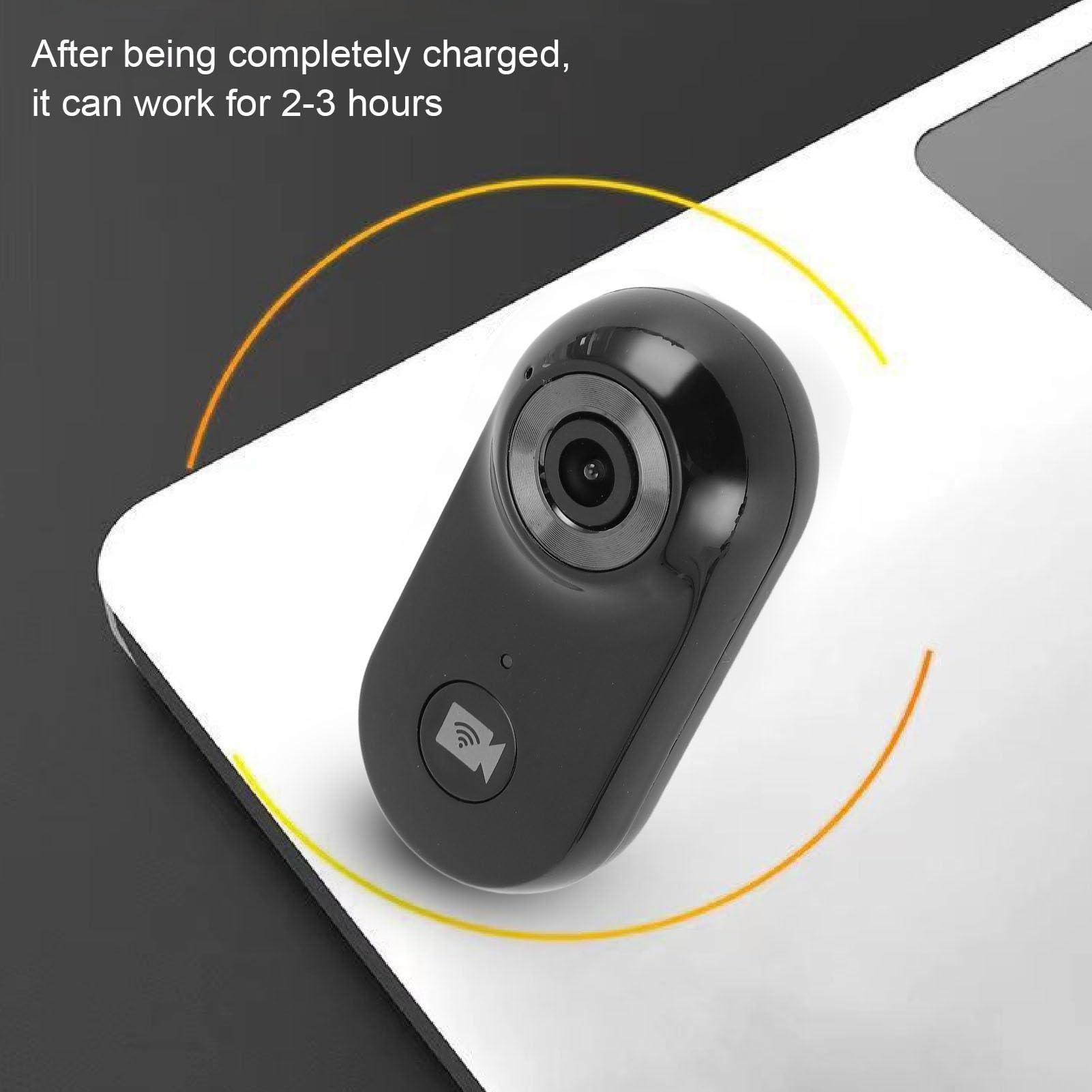 ASHATA 1080P Mini Magnetic Thumb Action Camera - Wearable Body Camera with App Remote Control for Outdoor Adventures, Pet Recording & Daily Vlogging | Perfect for Hiking, Travel Vlogs, Pet Monitoring and Hands-Free Recording