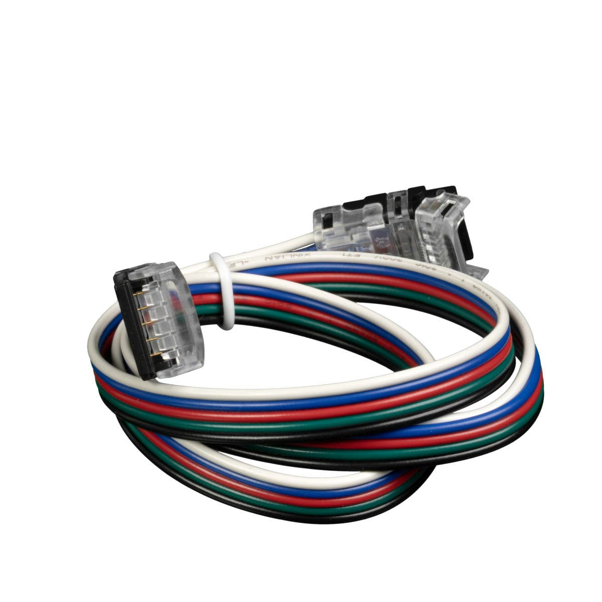 24in. HD Linking Cable with 5-Wire Snap Connector for Trulux RGBW Tape Lights - Perfect for Home Theater, Kitchen Under Cabinet, and DIY LED Lighting Projects