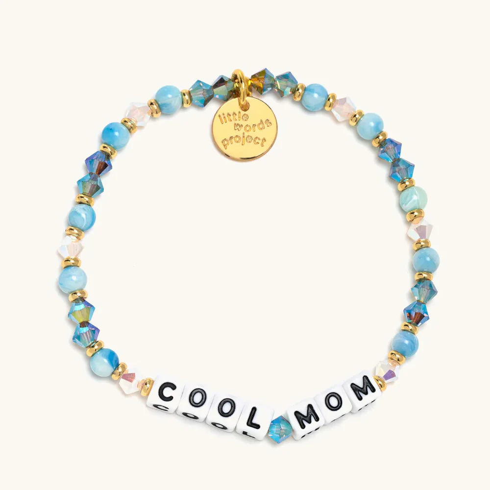 Cool Mom Bracelet for Women - Adjustable S/M Size - Perfect Gift for Mother's Day, Birthday & Everyday Wear