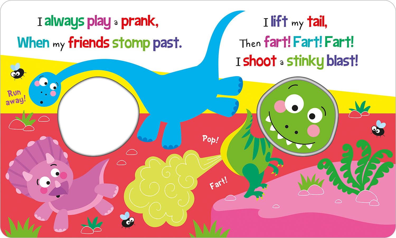 Fart & Roar Stinkosaur Dinosaur Toy - Squishy Squeaky Silicone Sensory Book for Kids | Fun Bath Time, Teething & Stress Relief Toy for Toddlers