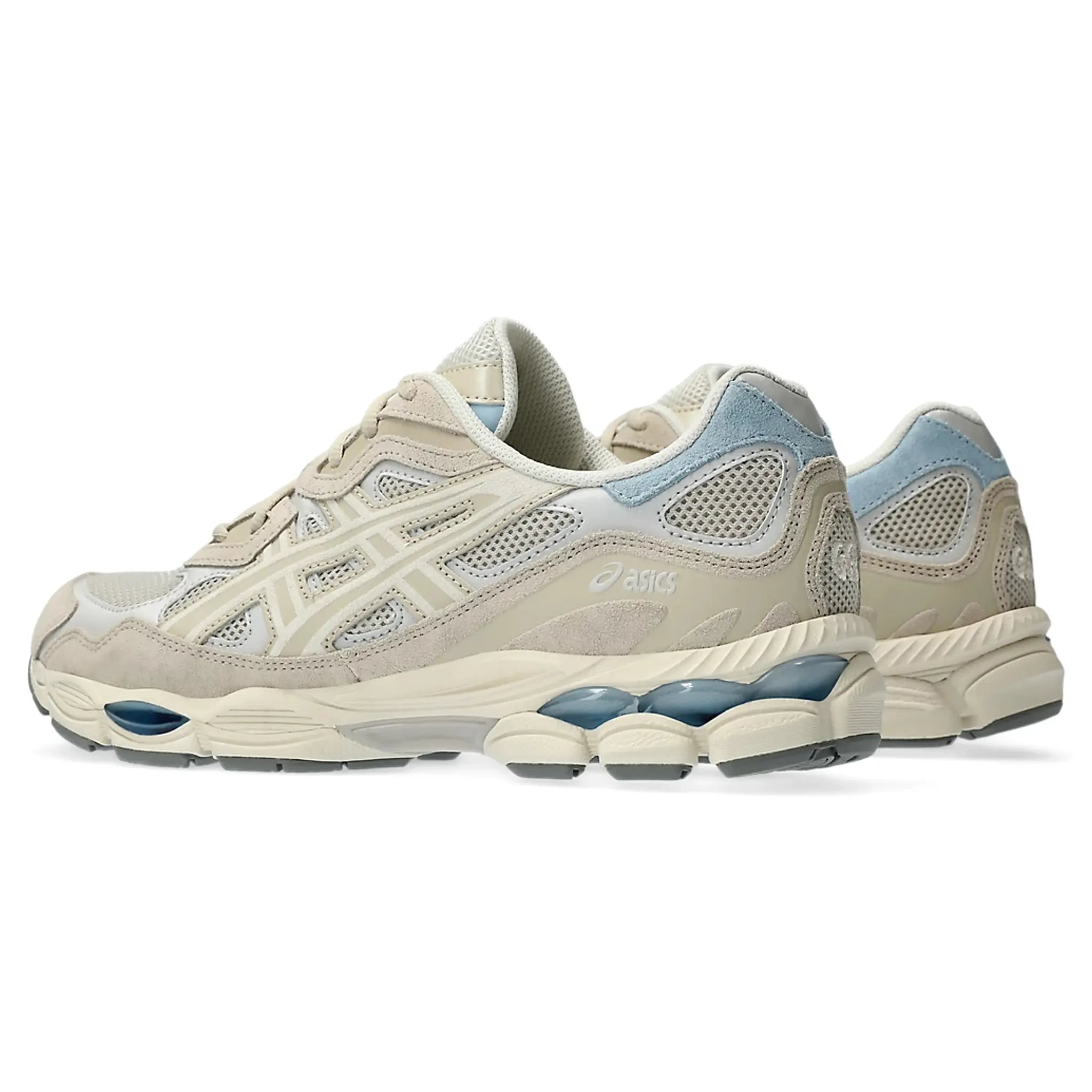 ASICS Gel-NYC Running Shoes for Women - Grey & Blue | Lightweight Cushioned Sneakers for Jogging, Gym & Everyday Wear
