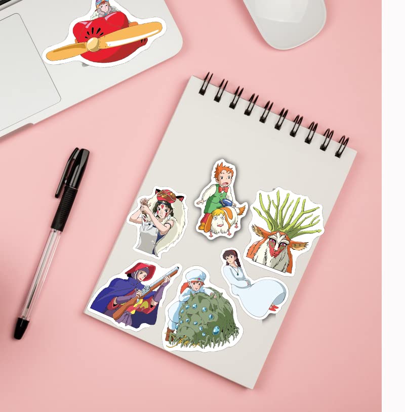 100 PCS Cute Anime Stickers - Waterproof Vinyl Kawaii Decals for Laptop, Guitar, Water Bottle, Luggage & Bike - Fun Fashion Stickers for Kids, Teen Girls & Adults - Perfect for DIY Crafts, School Supplies & Room Decor