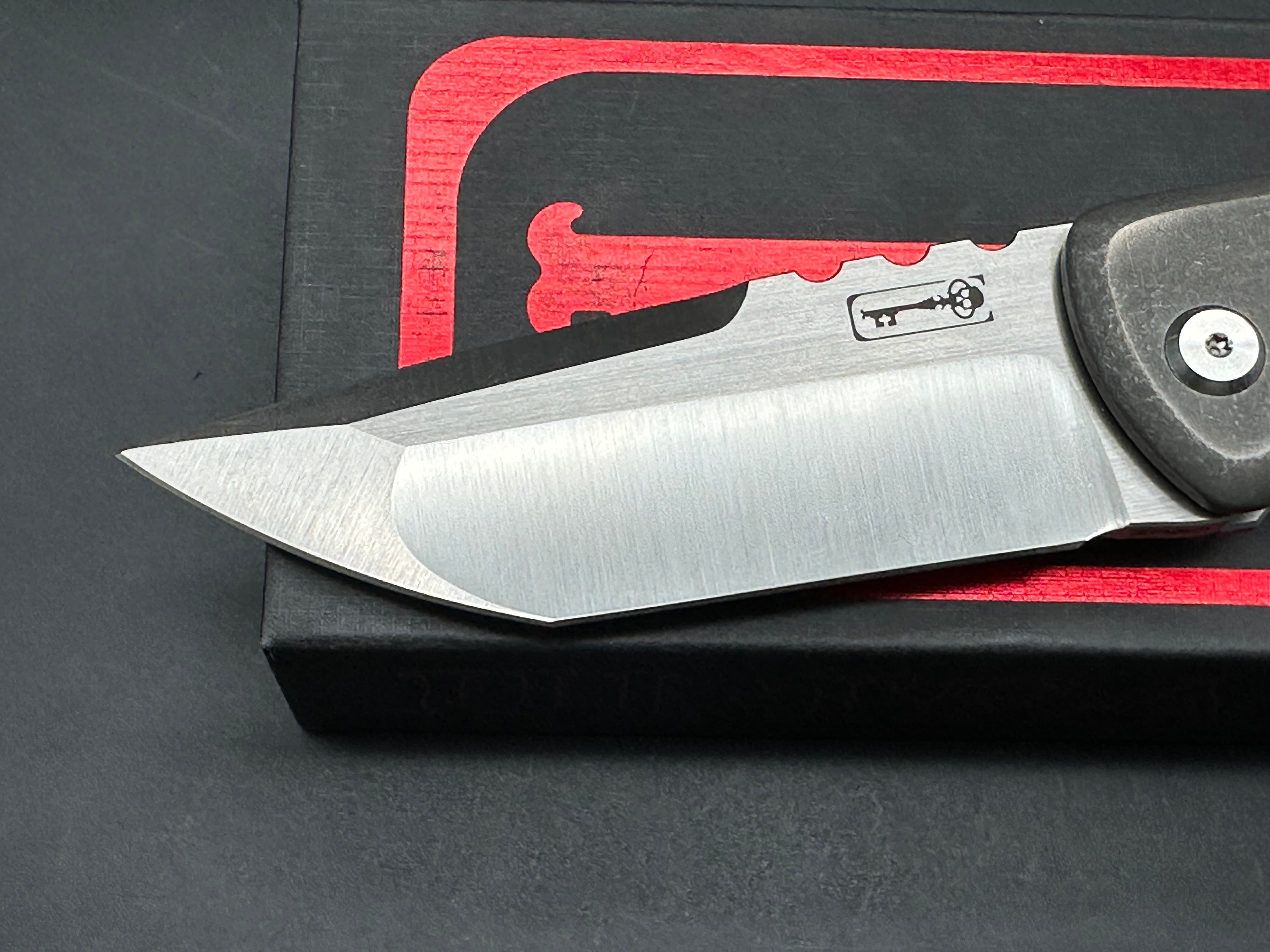 Chaves Redencion 229 Kickstop Tanto Knife - M390 Steel Blade, Custom Modded by SatuDave | EDC, Tactical, Outdoor Survival & Collection