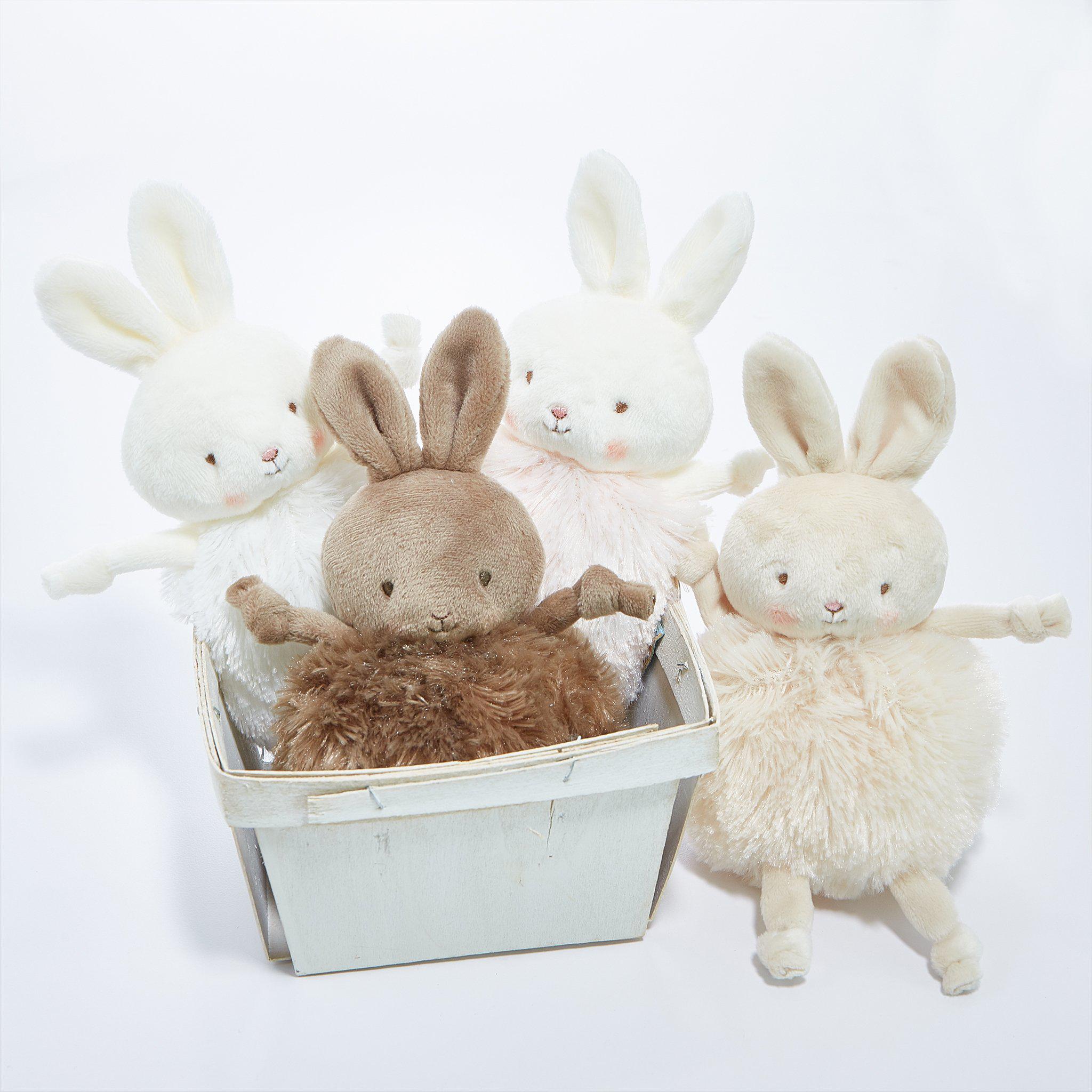 Roly Poly Brownie Brown Bunny Plush Toy - Soft & Cuddly Stuffed Animal for Kids, Perfect for Nursery Decor, Gift Ideas & Comfort