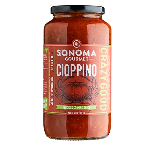 Authentic Cioppino Seafood Cooking Sauce - Traditional Italian Tomato-Based Sauce for Pasta, Fish & Shellfish - Perfect for Gourmet Dinners & Family Meals