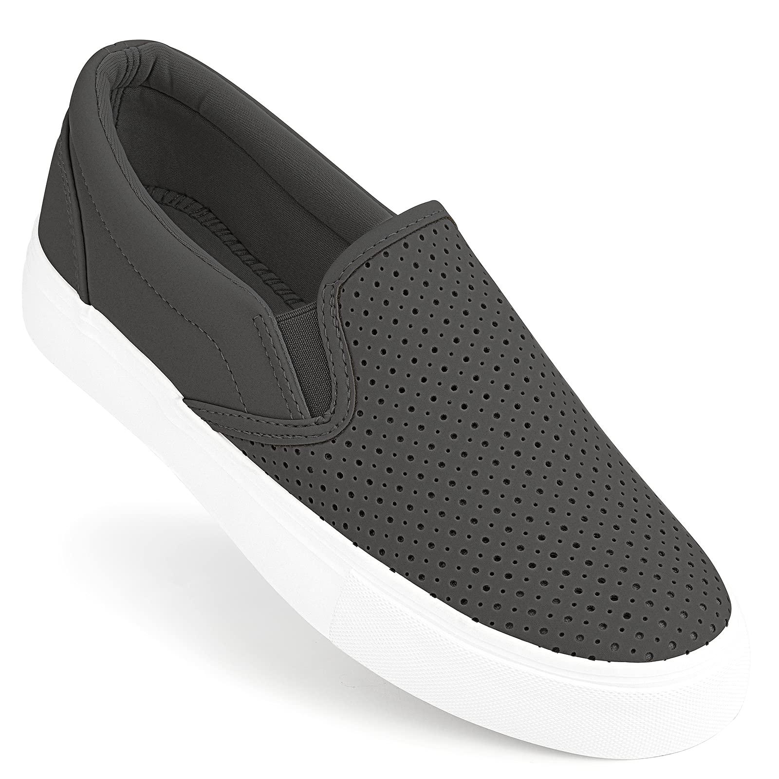 JENN ARDOR Women's Slip-On Sneakers - Comfortable Memory Foam Loafers for Walking, Casual Fashion Flats | Perfect for Work, Travel & Everyday Wear