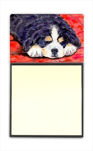 Bernese Mountain Dog Sticky Note Holder - Refillable Post-it Note Dispenser for Office, Home & School Organization
