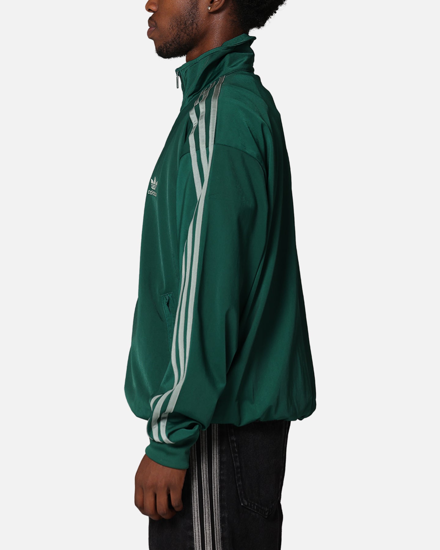 Adidas Firebird Track Jacket for Men & Women - Lightweight Green Running Jacket with Zipper - Perfect for Jogging, Gym Workouts & Outdoor Sports