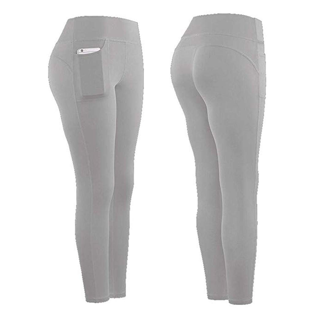 High Waist Yoga Pants for Women Tall - Premium 4-Way Stretch Non See-Through Leggings with Pockets & Tummy Control | Perfect for Yoga, Gym, Running & Everyday Wear