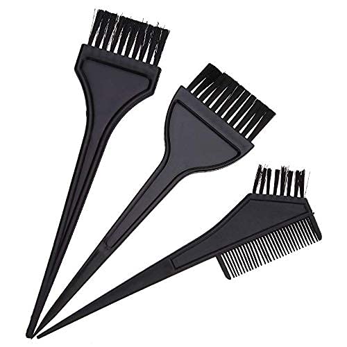 Professional Hair Coloring Kit - APOEM Dye Brush, Mixing Bowl & Hair Color Apron for Men & Women (Black, 5-Piece Set) | Perfect for Salon, Home Hair Dye & DIY Styling