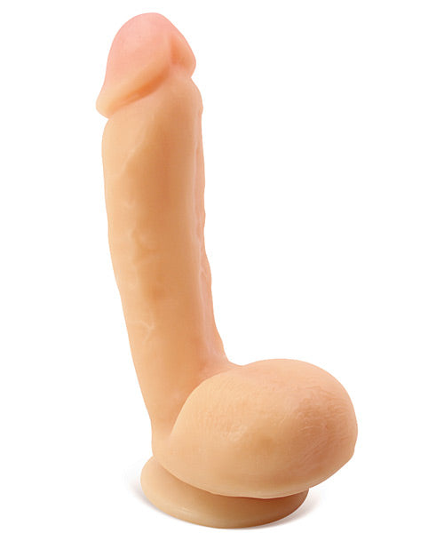 Au Naturel Anthony Dildo 8.5 Inch Realistic Vanilla Scented Silicone Dildo for Couples & Solo Play - Perfect for Sensual Massage & Intimate Exploration