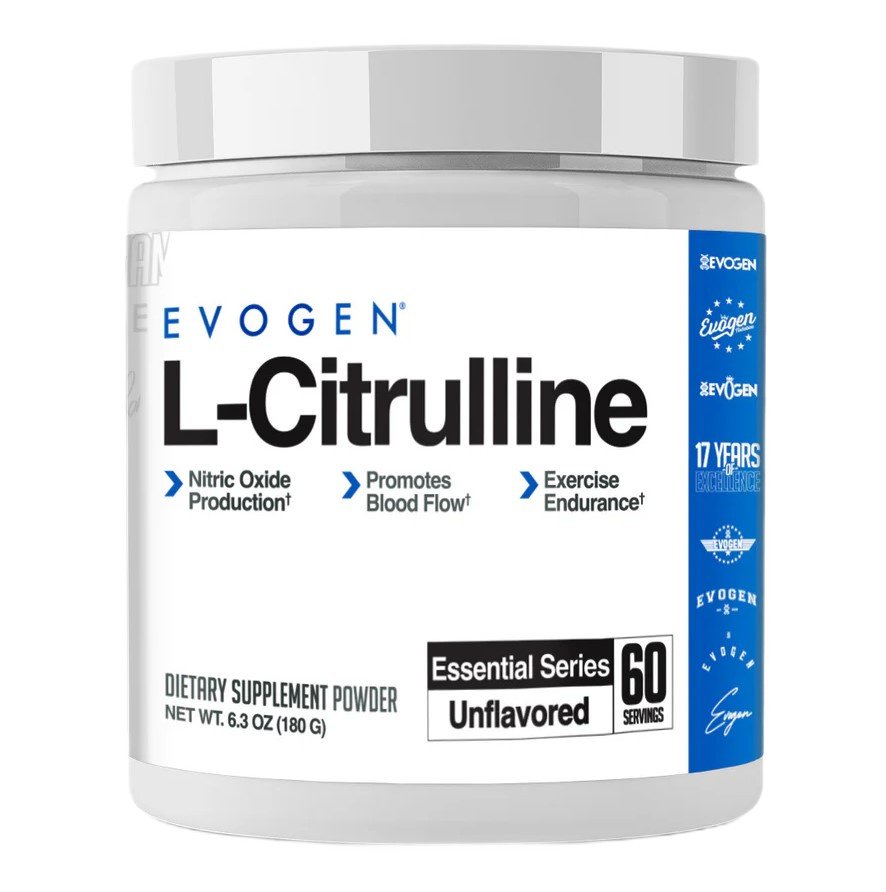 Evogen L-Citrulline Malate Powder 180g - Premium Workout Supplement for Muscle Pump, Endurance & Recovery - Perfect for Pre-Workout, Bodybuilding & Athletic Performance