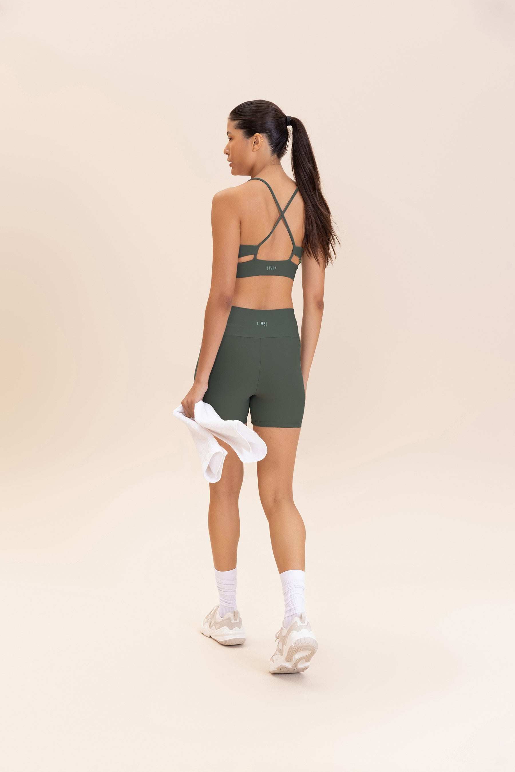CrossFit Green® High Support Sports Bra for Women - Perfect for Gym, Running & High-Intensity Workouts