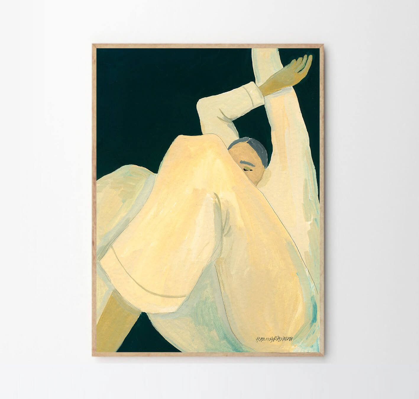 Hanna Peterson 'The Dream' Art Print Poster - Premium Quality Wall Decor for Living Room, Bedroom & Office - Available in 2 Sizes (16x24 & 24x36 Inches)