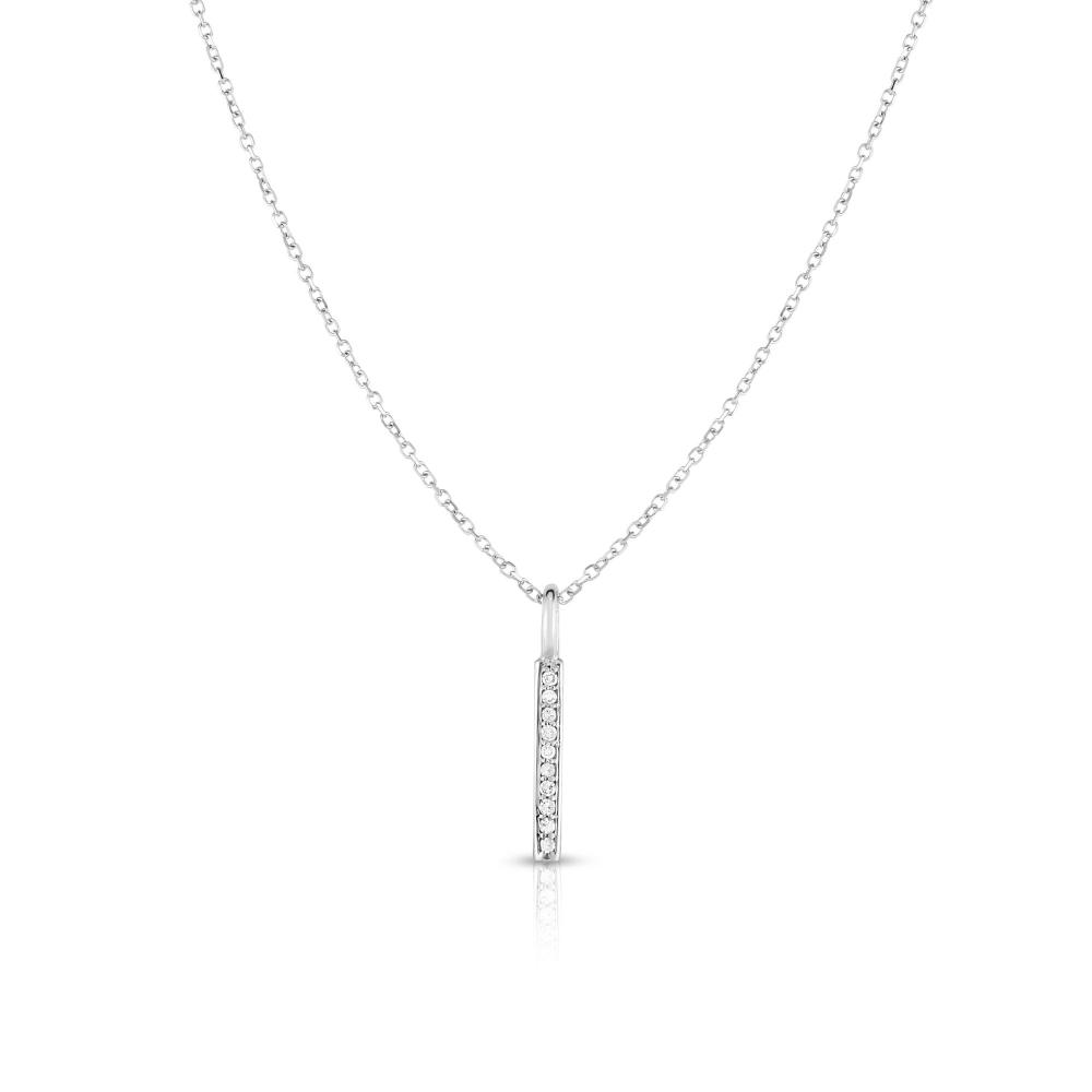 14K Gold .06ct Diamond Bar Necklace - Dainty Minimalist Pendant for Women | Perfect for Everyday Wear, Date Nights & Special Occasions