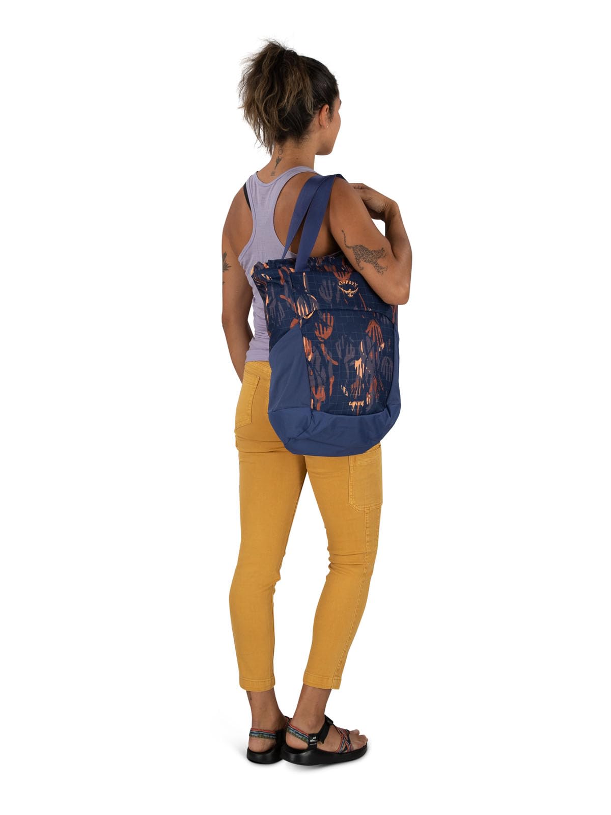 Osprey Daylite Tote Pack - Lightweight Water-Resistant Backpack for Travel & Commuting | Jetstream Blue | Perfect for Hiking, Work & Everyday Use