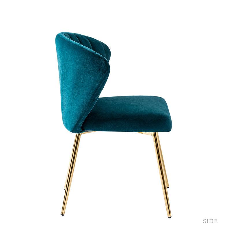 Luxury Aruna Velvet Upholstered Accent Chair - Soft Velvet Fabric, Comfortable Seating for Living Room, Bedroom, or Office - Elegant Home Decor & Stylish Furniture