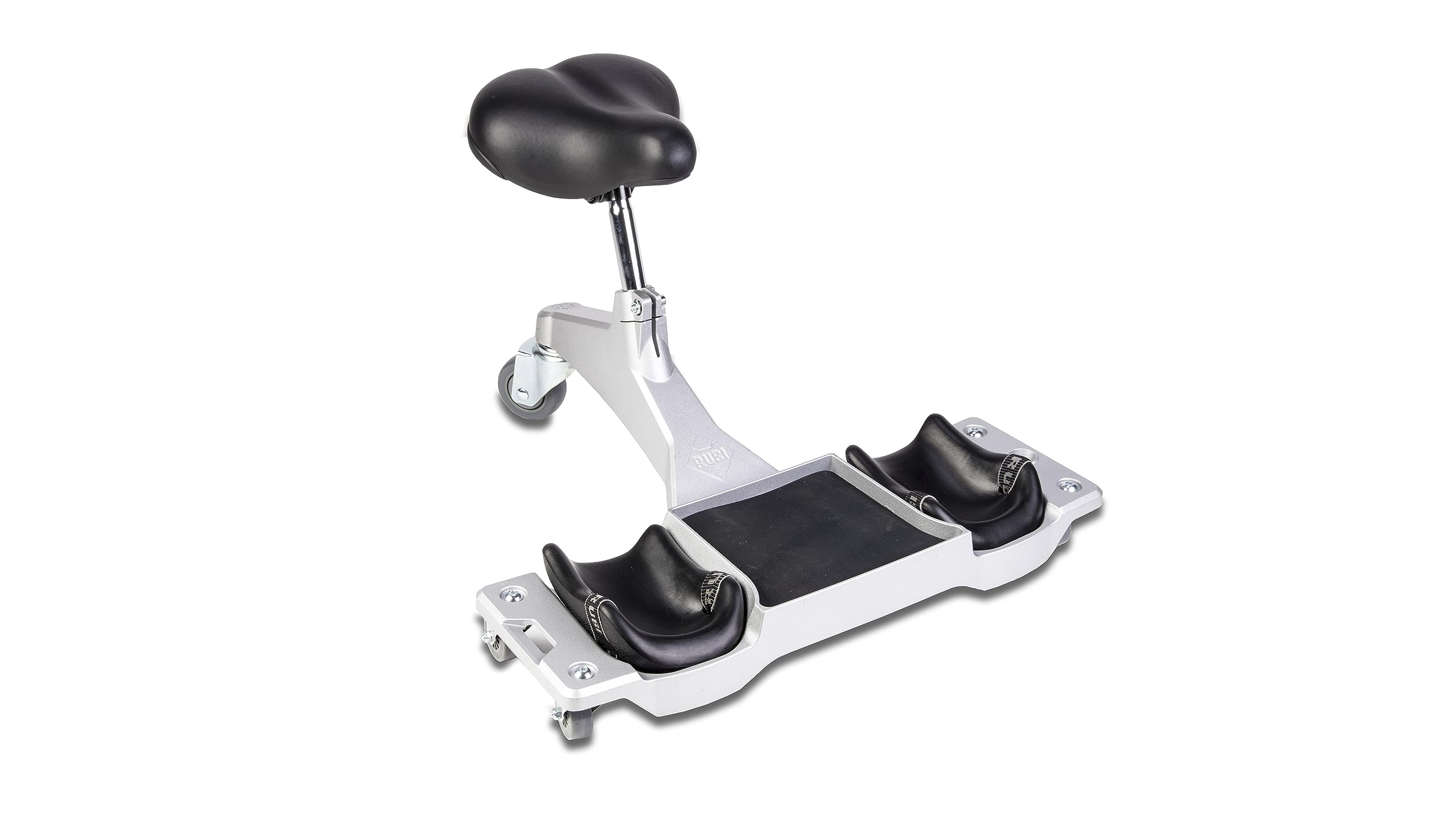 RUBI SR-1 Ergonomic Kneeling Seat - Comfortable Floor Work Stool for Tile Installation, Parquet Laying, Cleaning & Flooring Operations - with Replaceable Knee Pads - Perfect for Construction, Home Renovation & Professional Cleaning