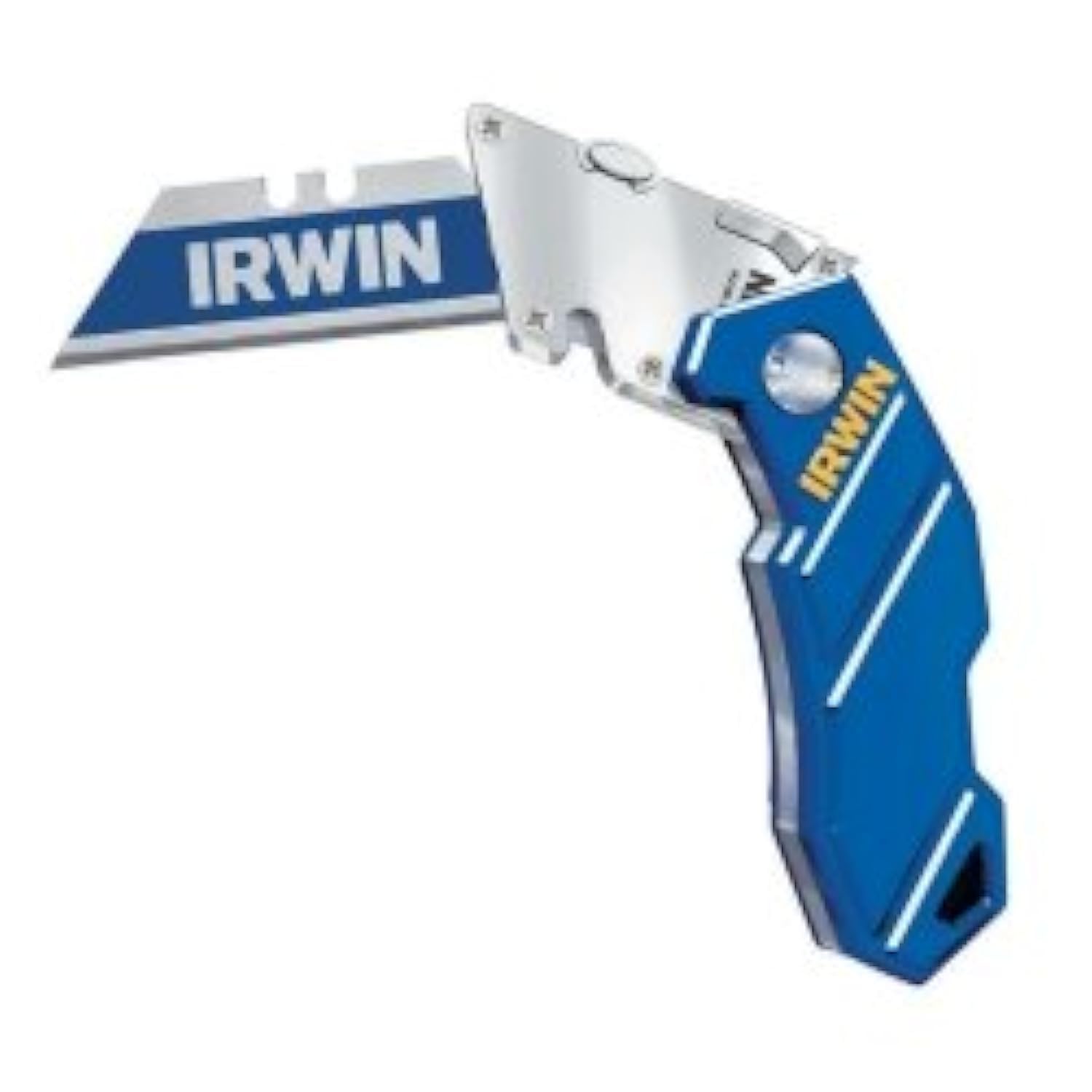 Irwin 2089100 Folding Lockback Utility Knife - Heavy Duty Retractable Pocket Knife for Camping, Hiking, DIY & Everyday Carry (EDC)