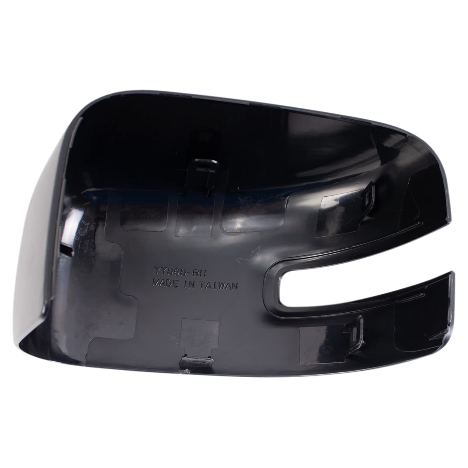 TRQ Mirror Cap Set for 2015-2019 Jeep Renegade - Replacement Side Mirror Covers - Easy Installation & Perfect Fit - Upgrade Your Jeep's Exterior Style for Daily Driving & Off-Road Adventures